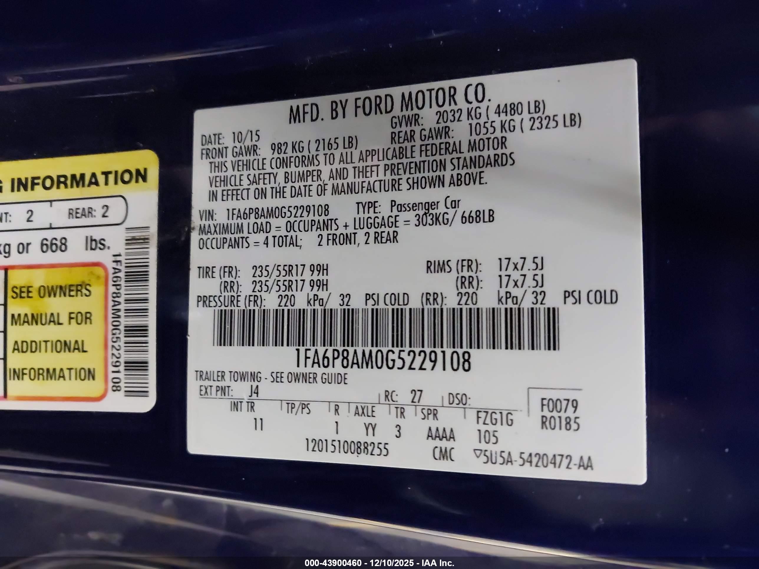 FORD MUSTANG image 9