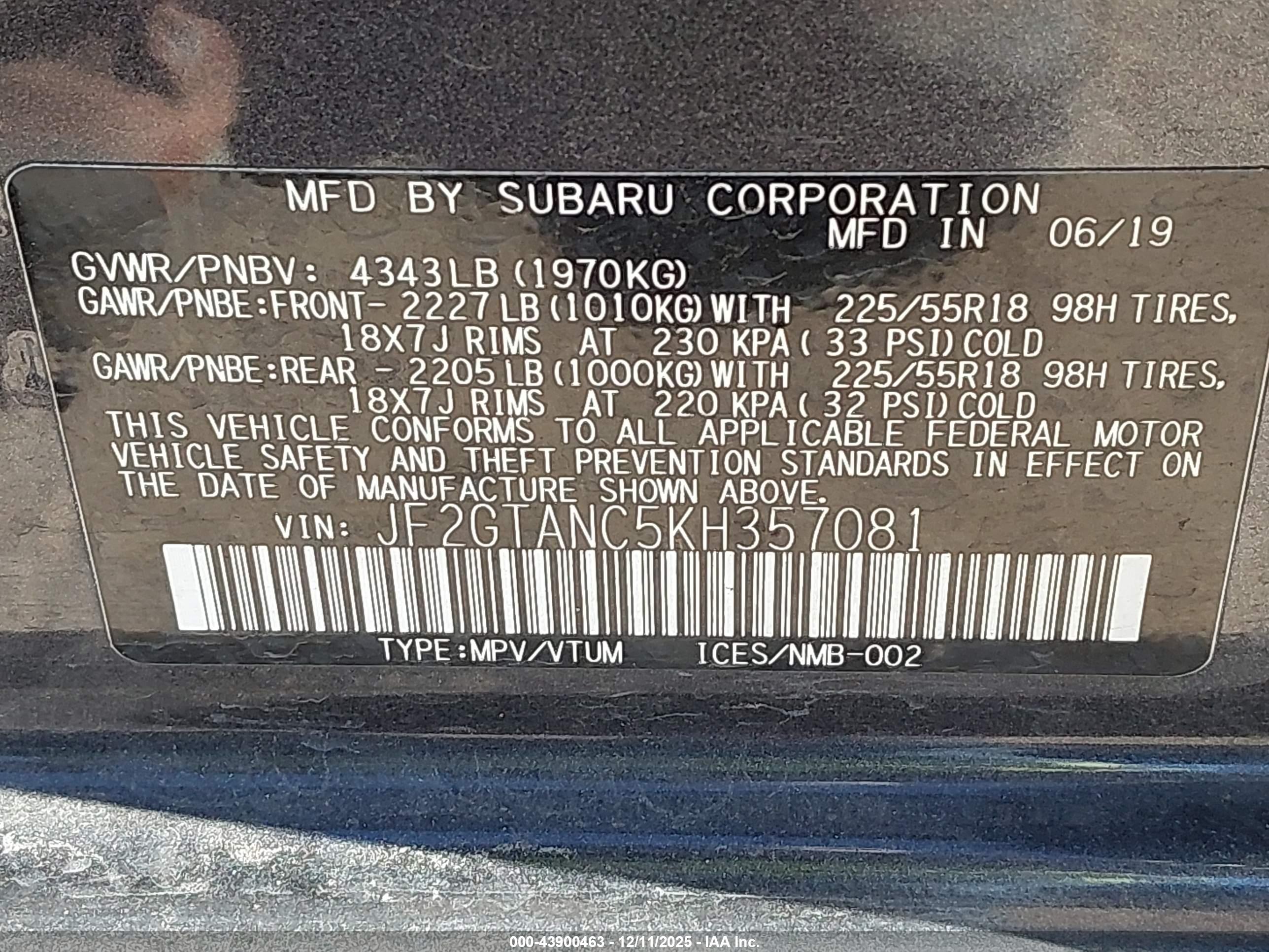 SUBARU CROSSTREK image 9