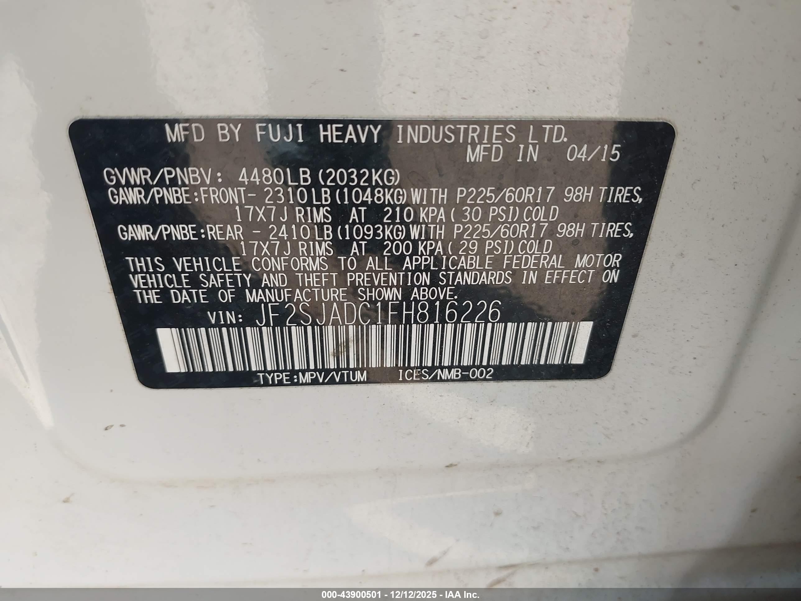 SUBARU FORESTER image 9