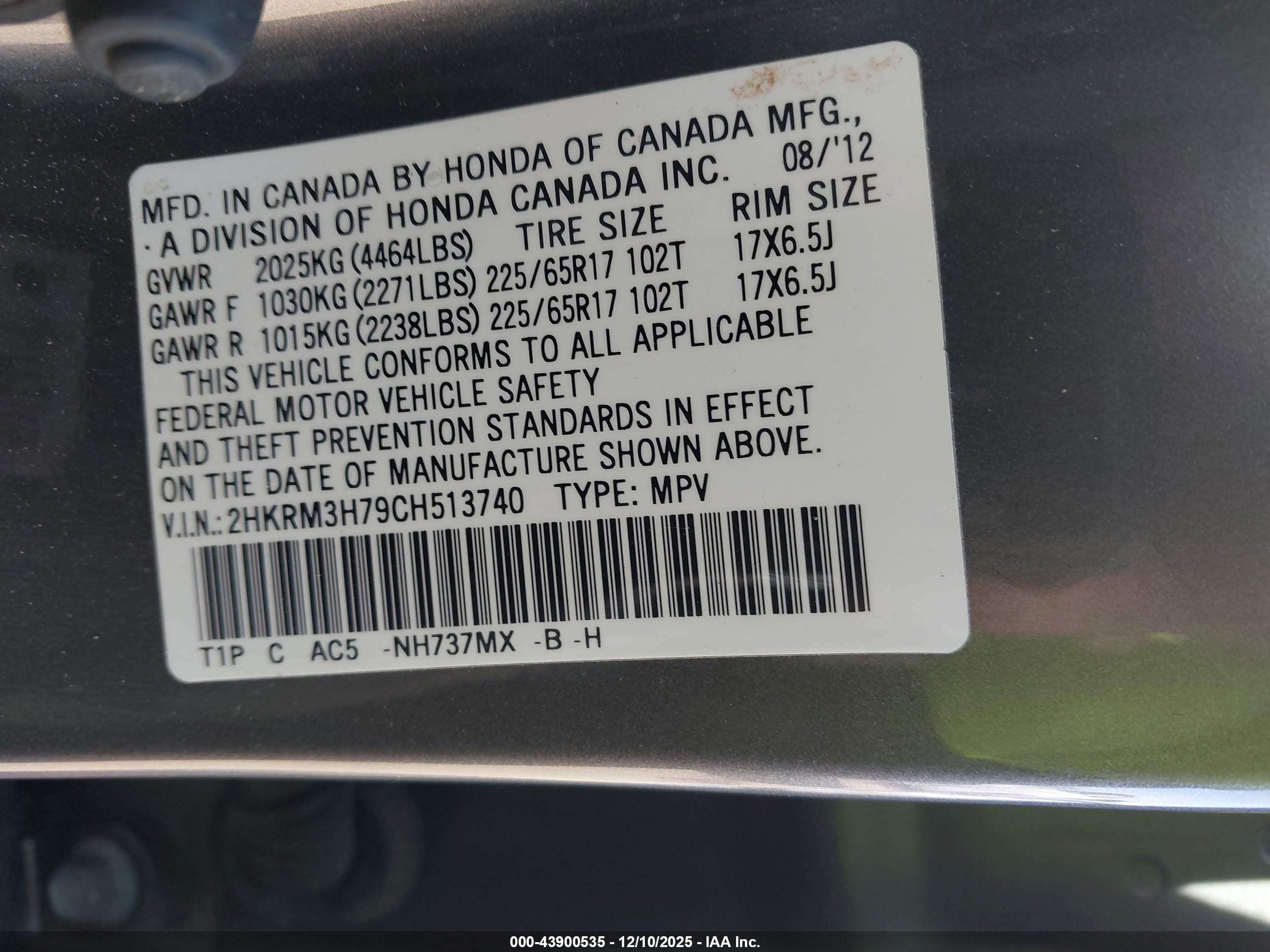 HONDA CR-V image 9