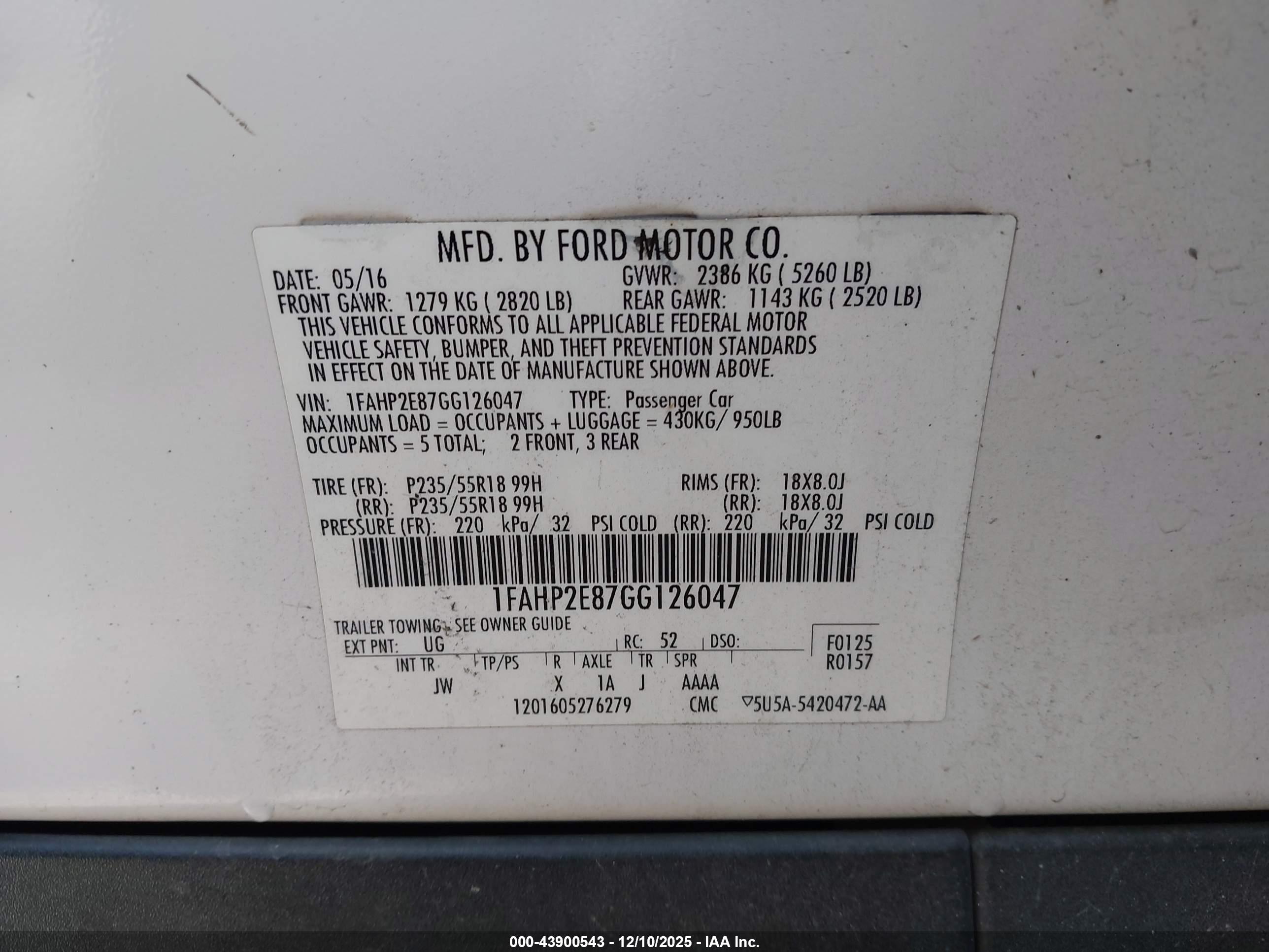 FORD TAURUS image 9