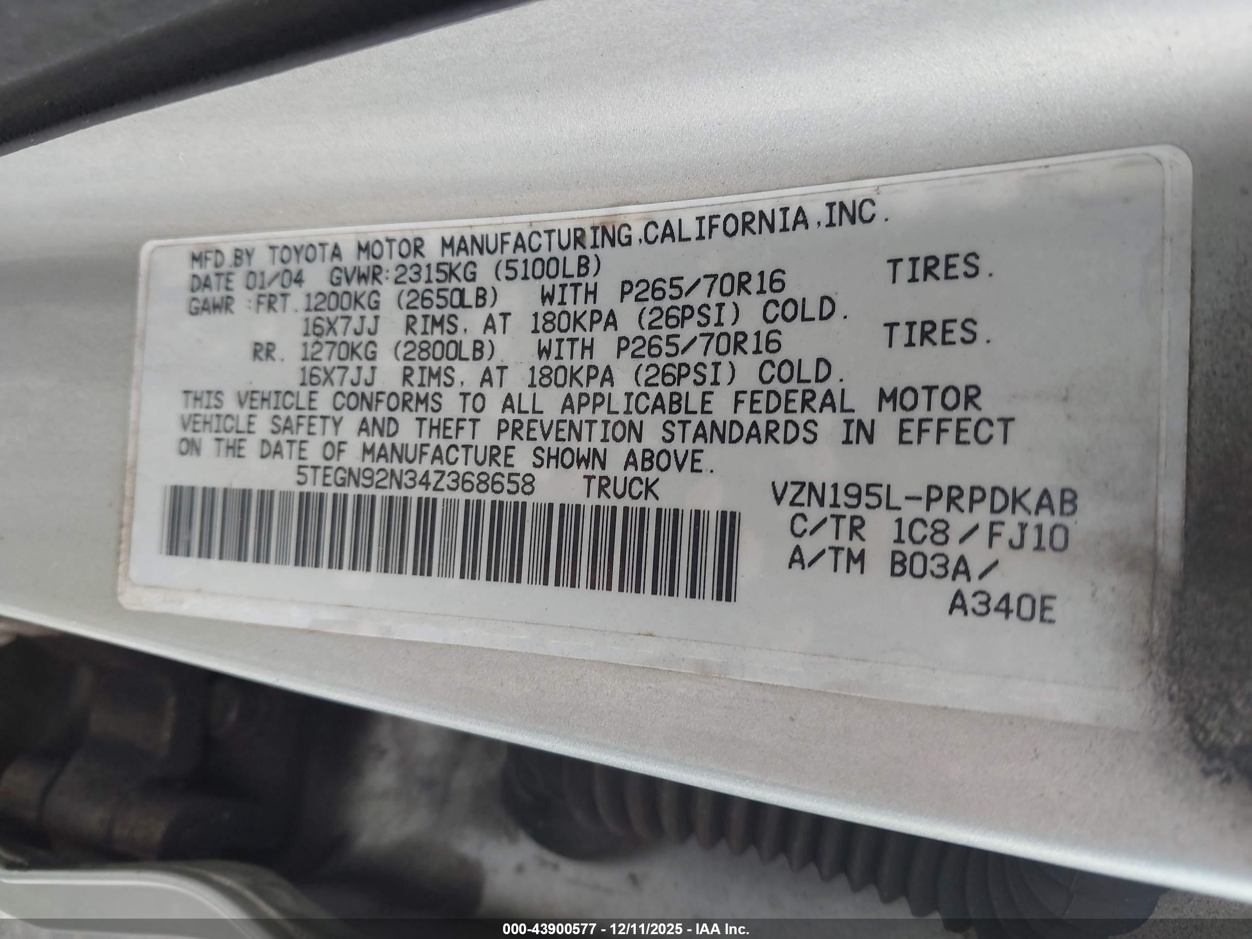 TOYOTA TACOMA image 9
