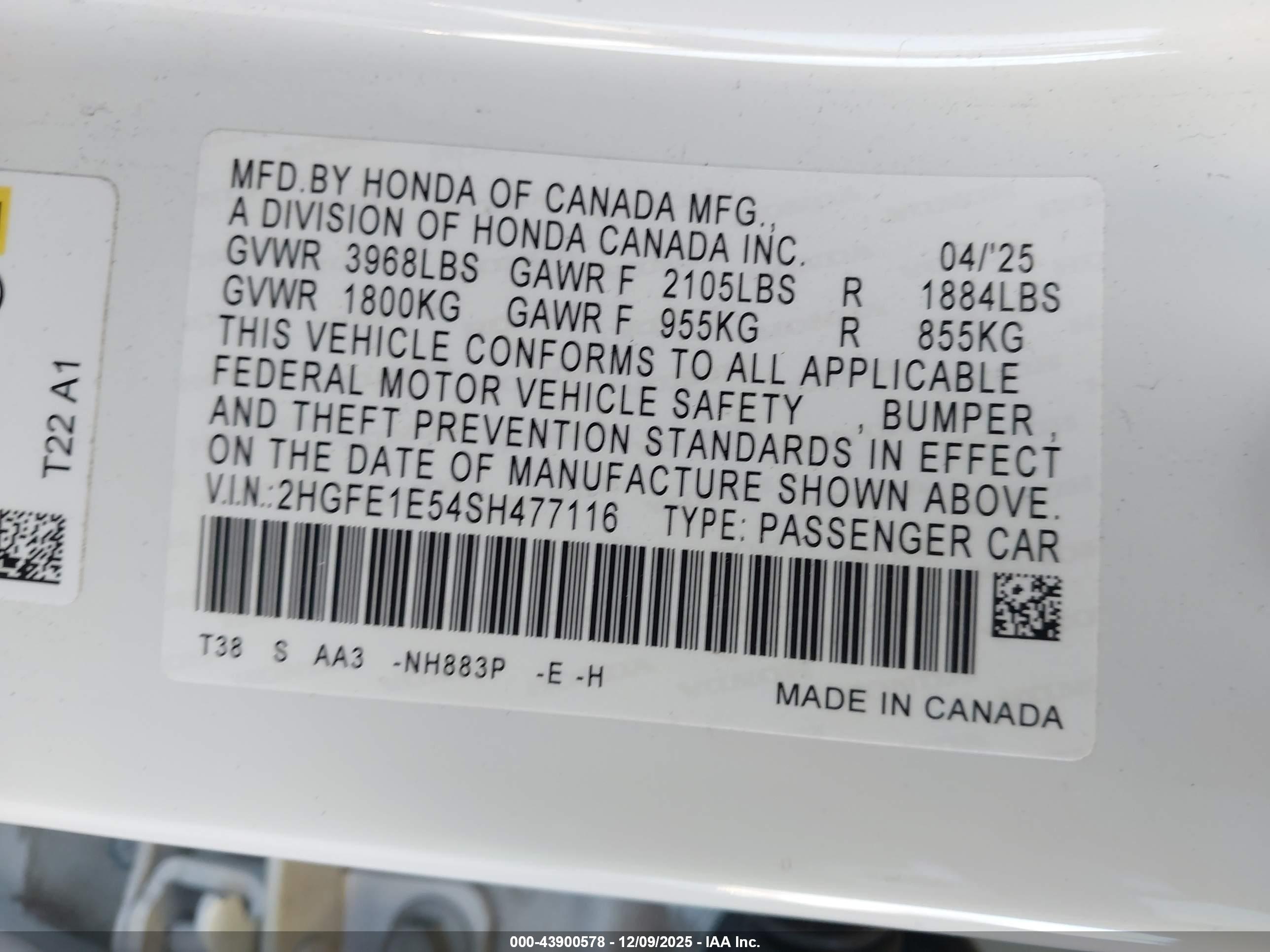 HONDA CIVIC image 9