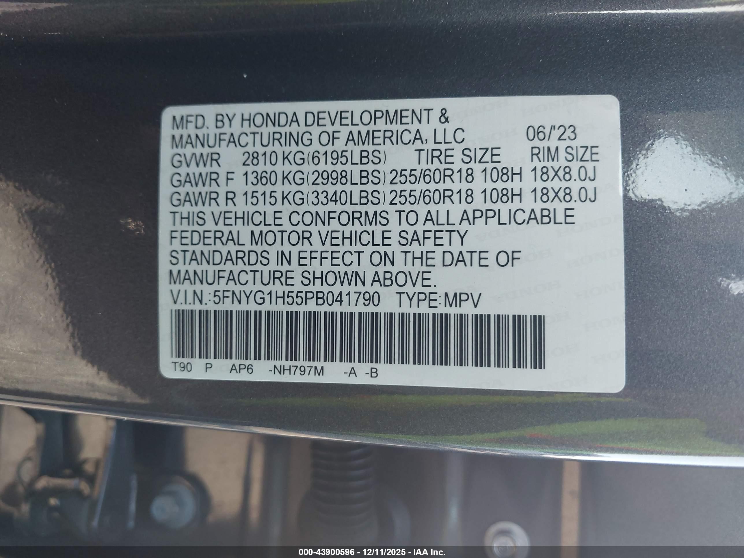 HONDA PILOT image 9