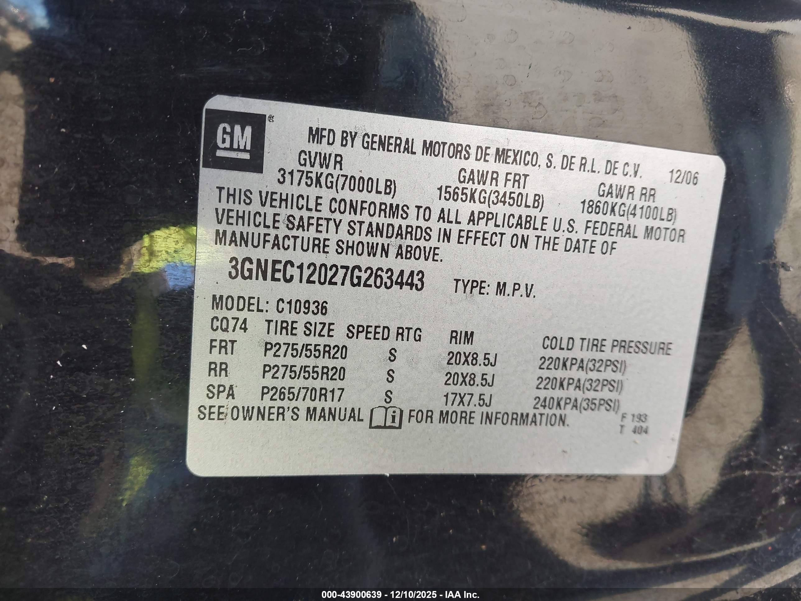CHEVROLET AVALANCHE image 9
