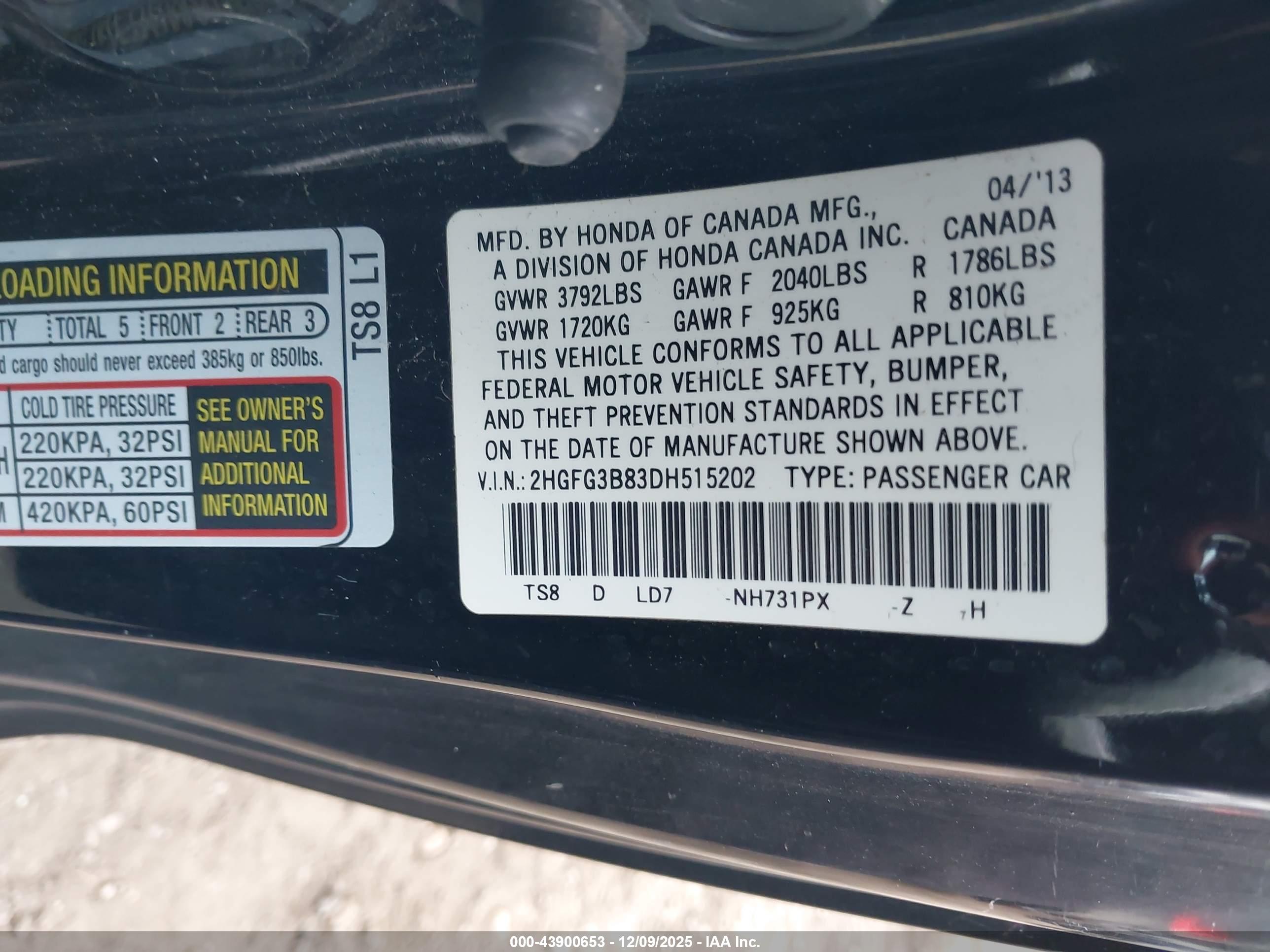 HONDA CIVIC image 9