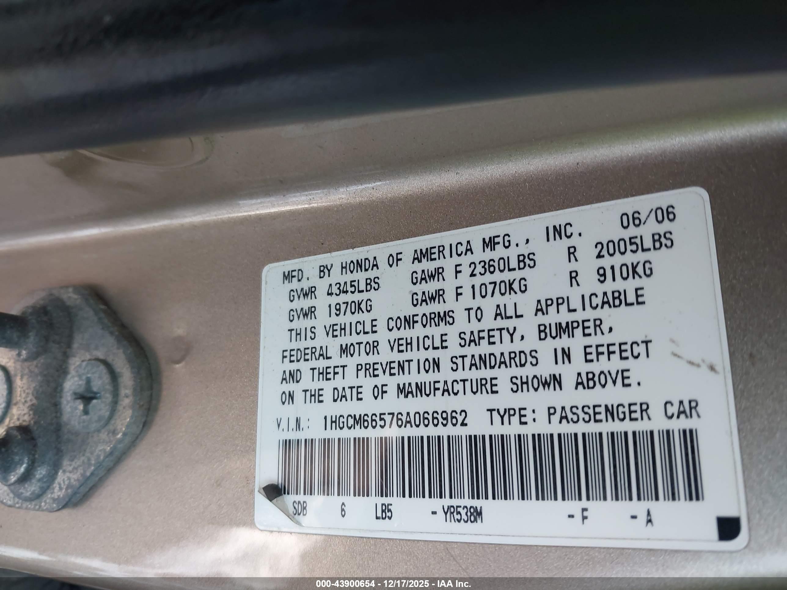 HONDA ACCORD image 9
