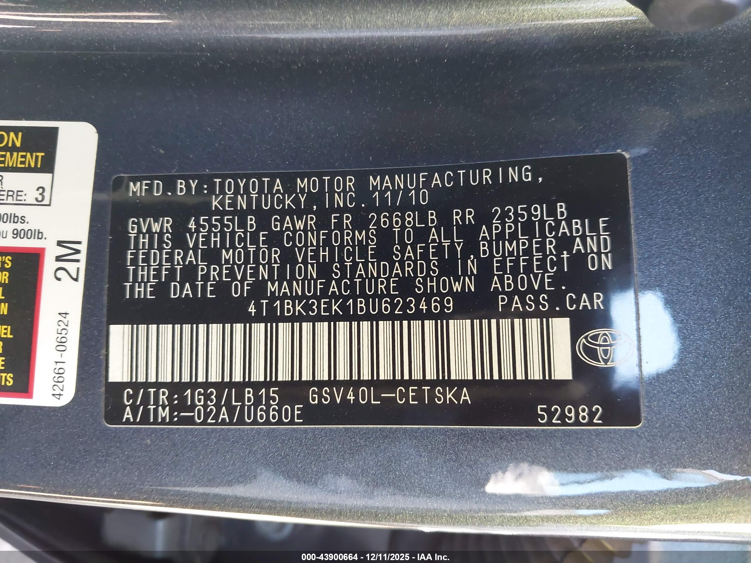 TOYOTA CAMRY image 9