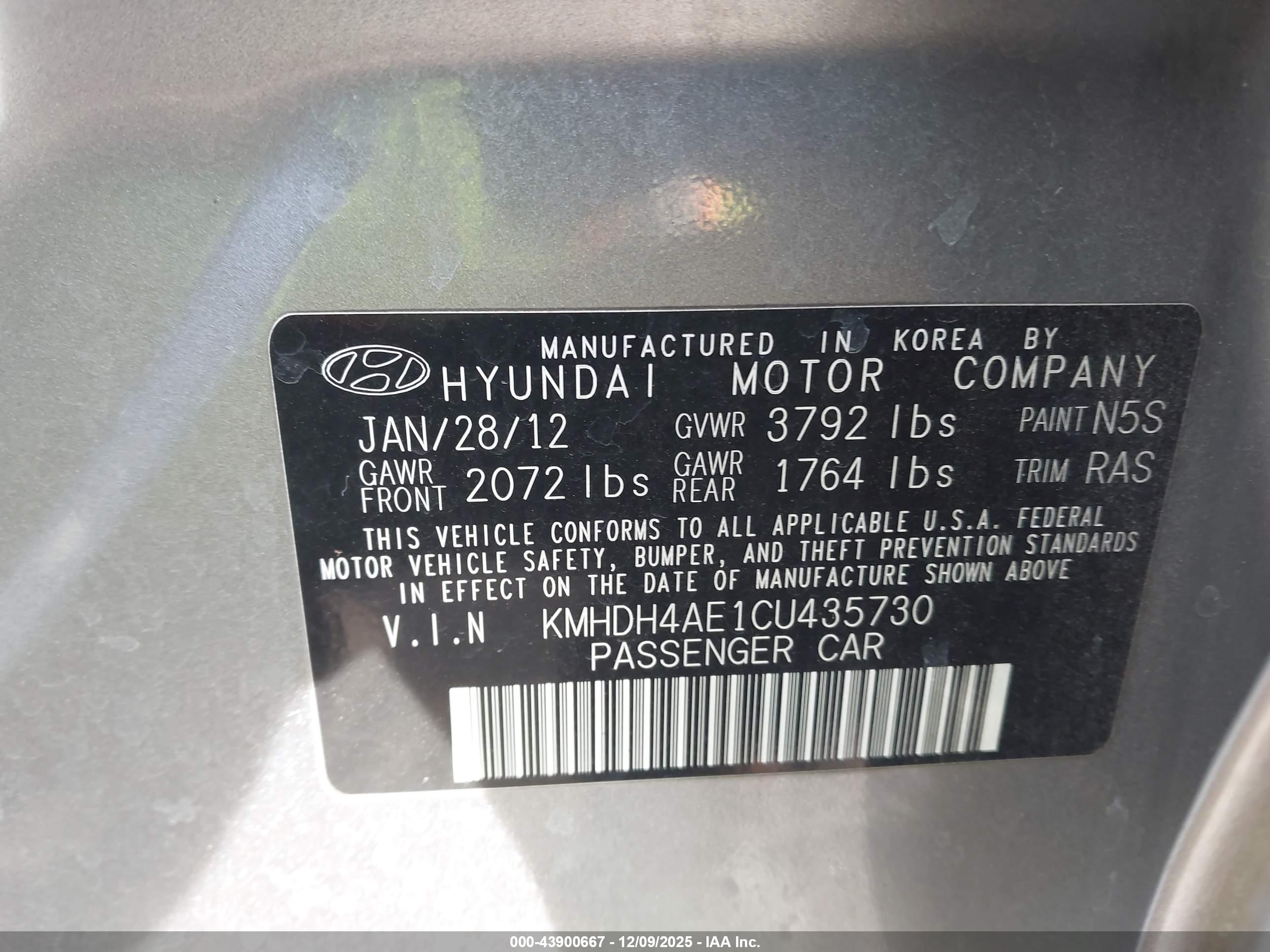 HYUNDAI ELANTRA image 9