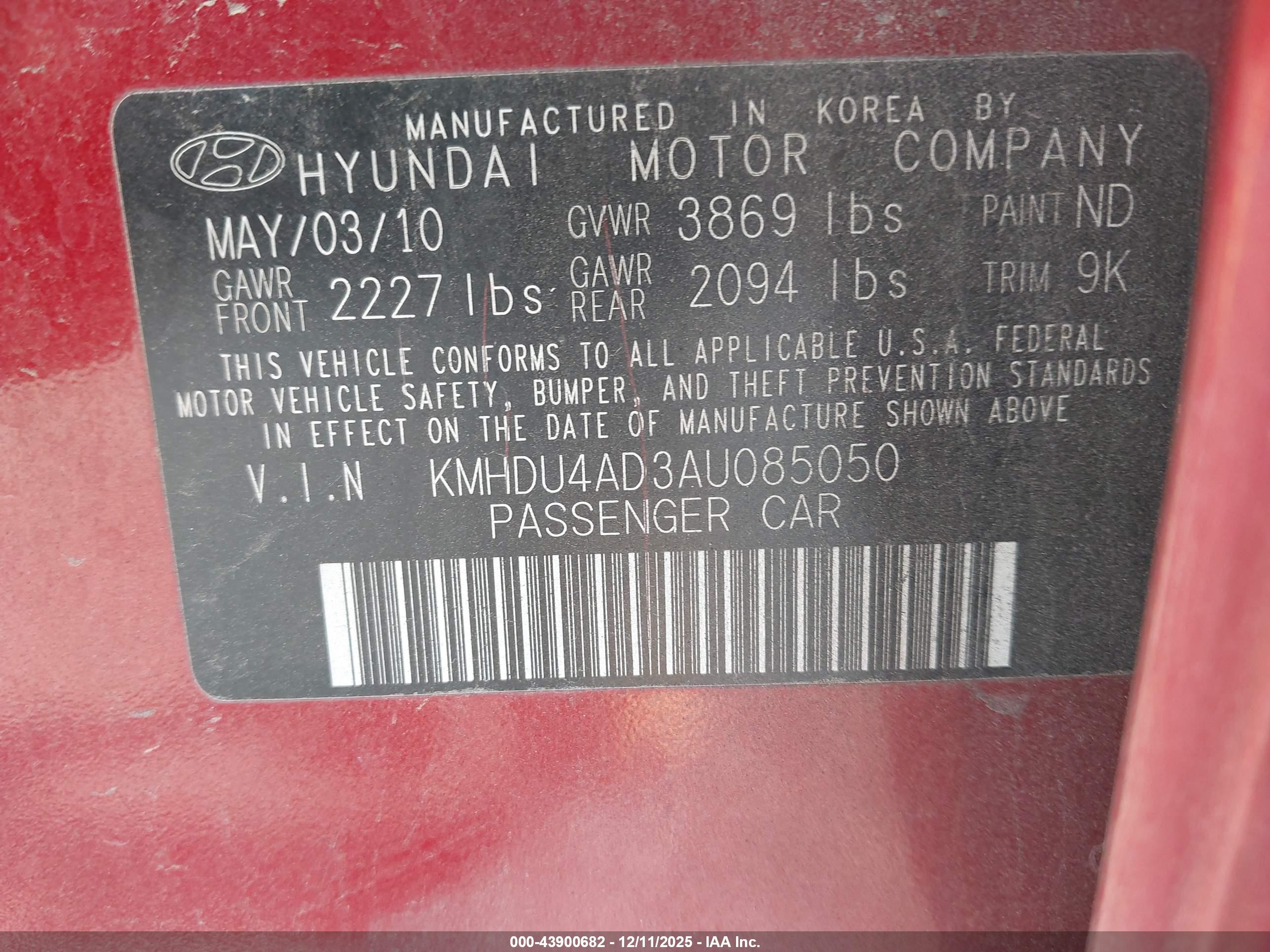 HYUNDAI ELANTRA image 9