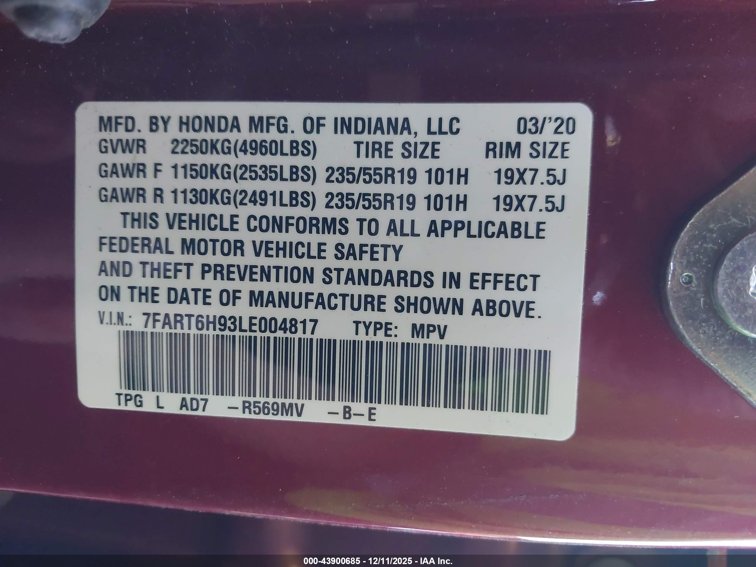 HONDA CR-V image 9