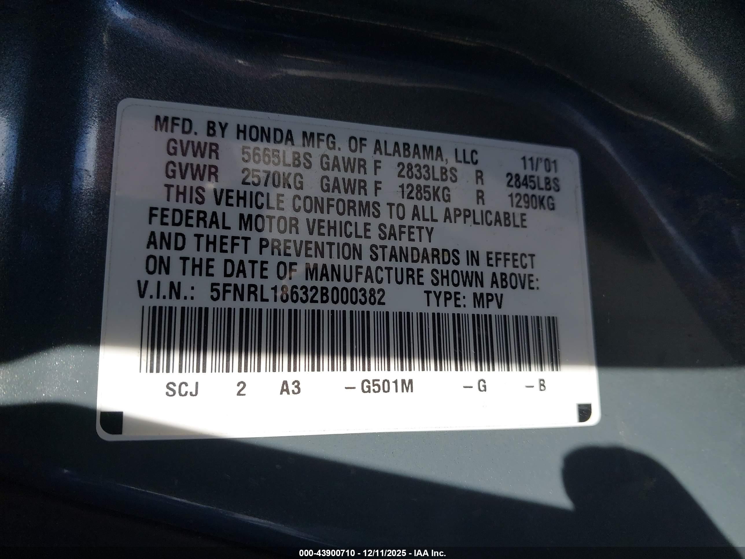 HONDA ODYSSEY image 9