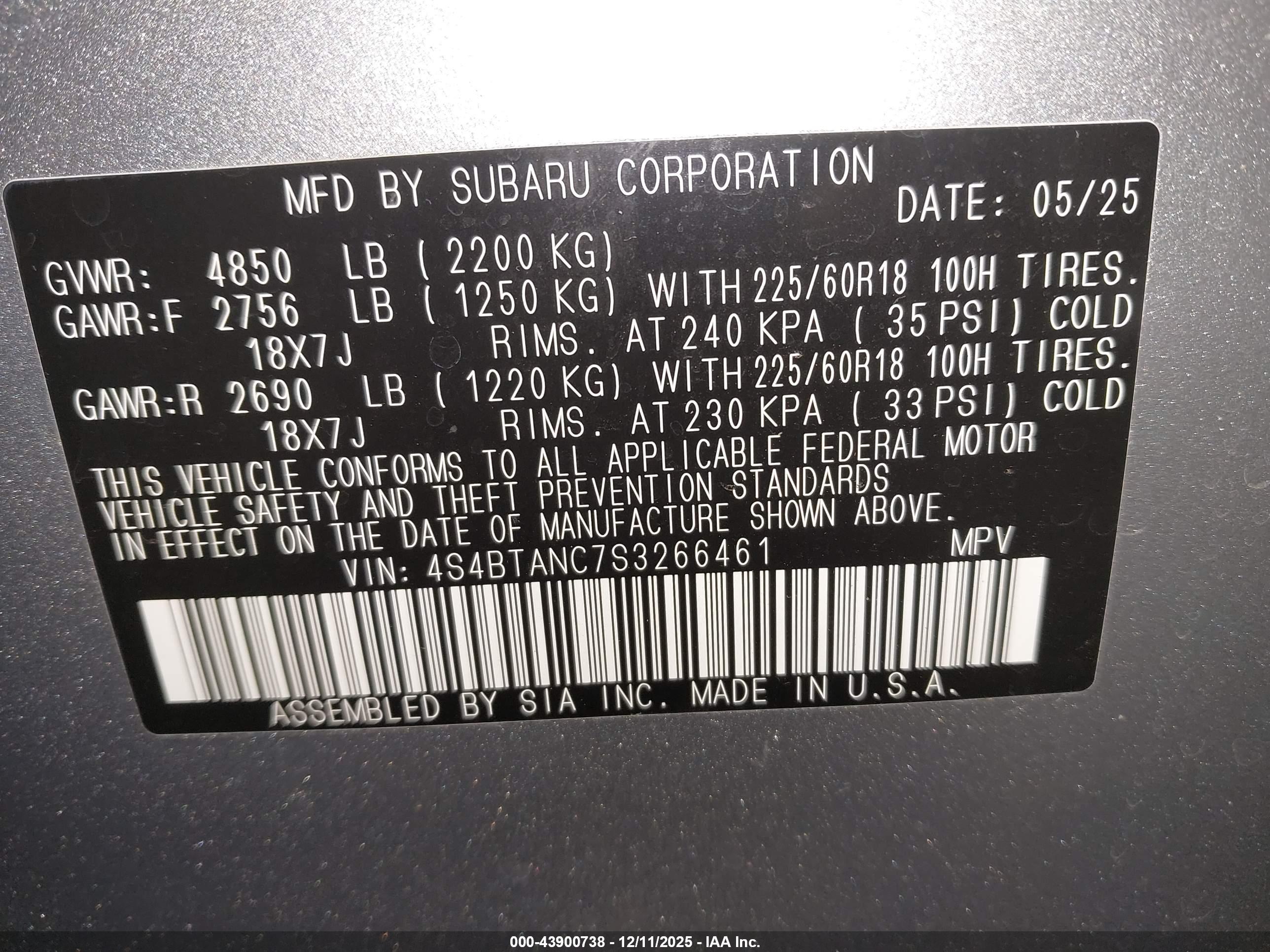 SUBARU OUTBACK image 9