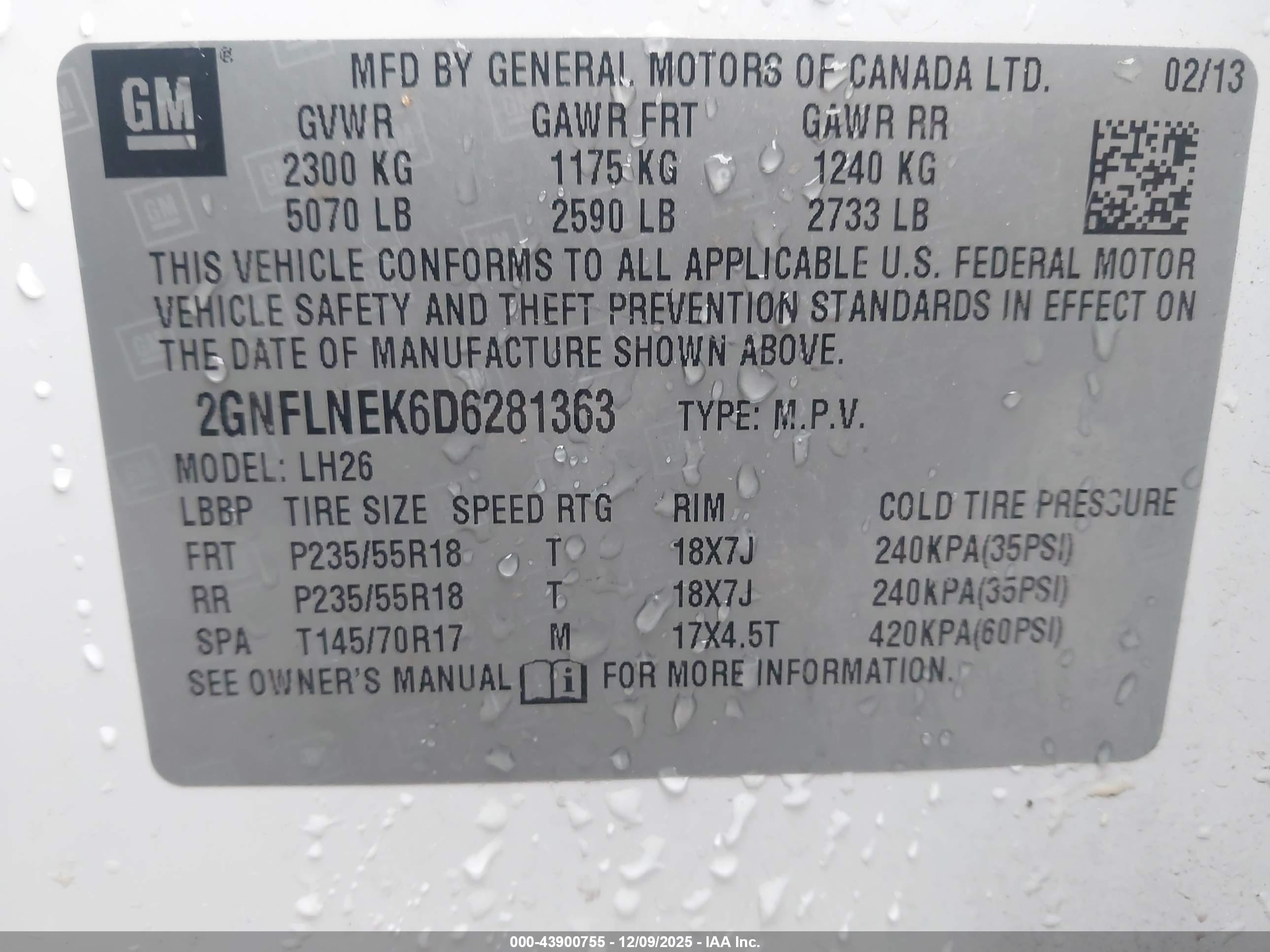 CHEVROLET EQUINOX image 9