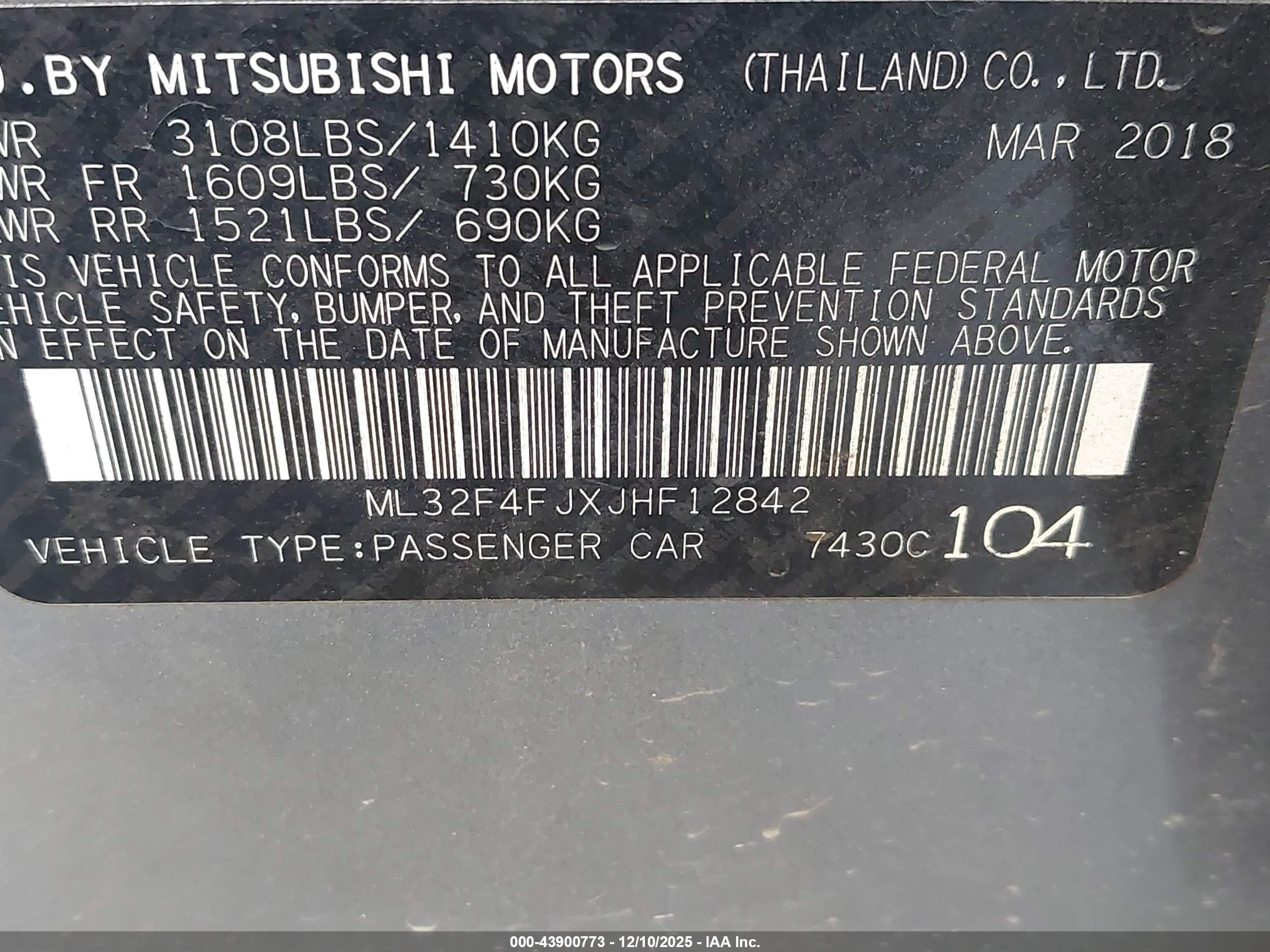 MITSUBISHI MIRAGE image 9