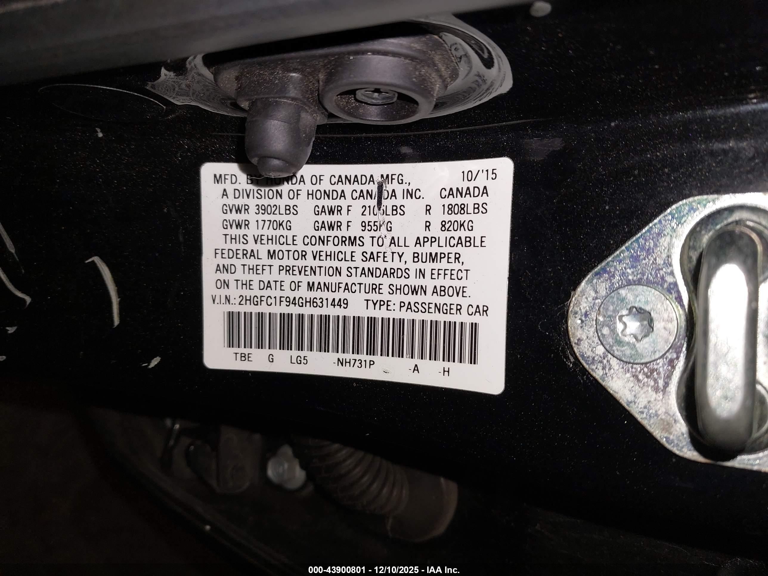 HONDA CIVIC image 9