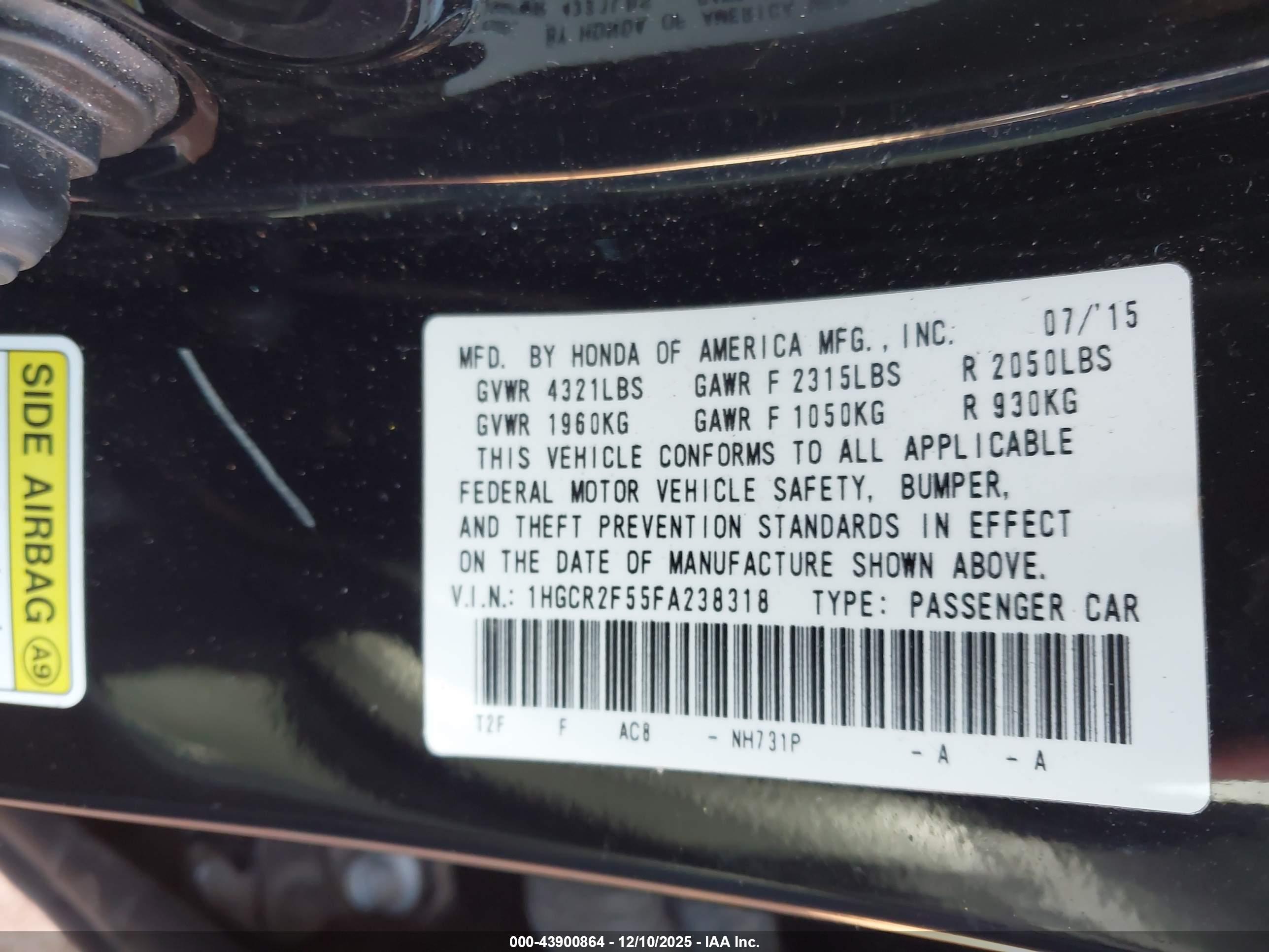 HONDA ACCORD image 9