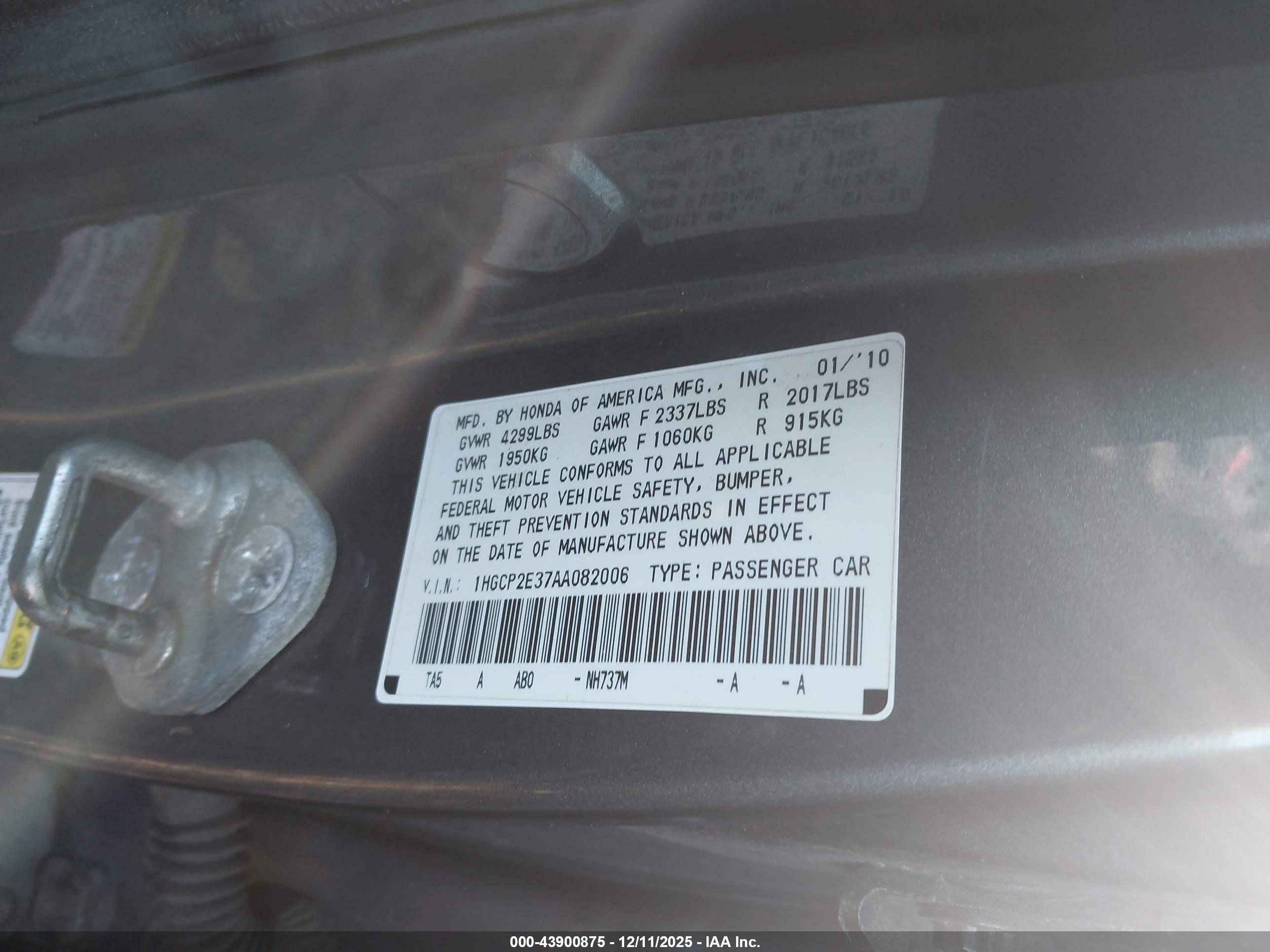 HONDA ACCORD image 9