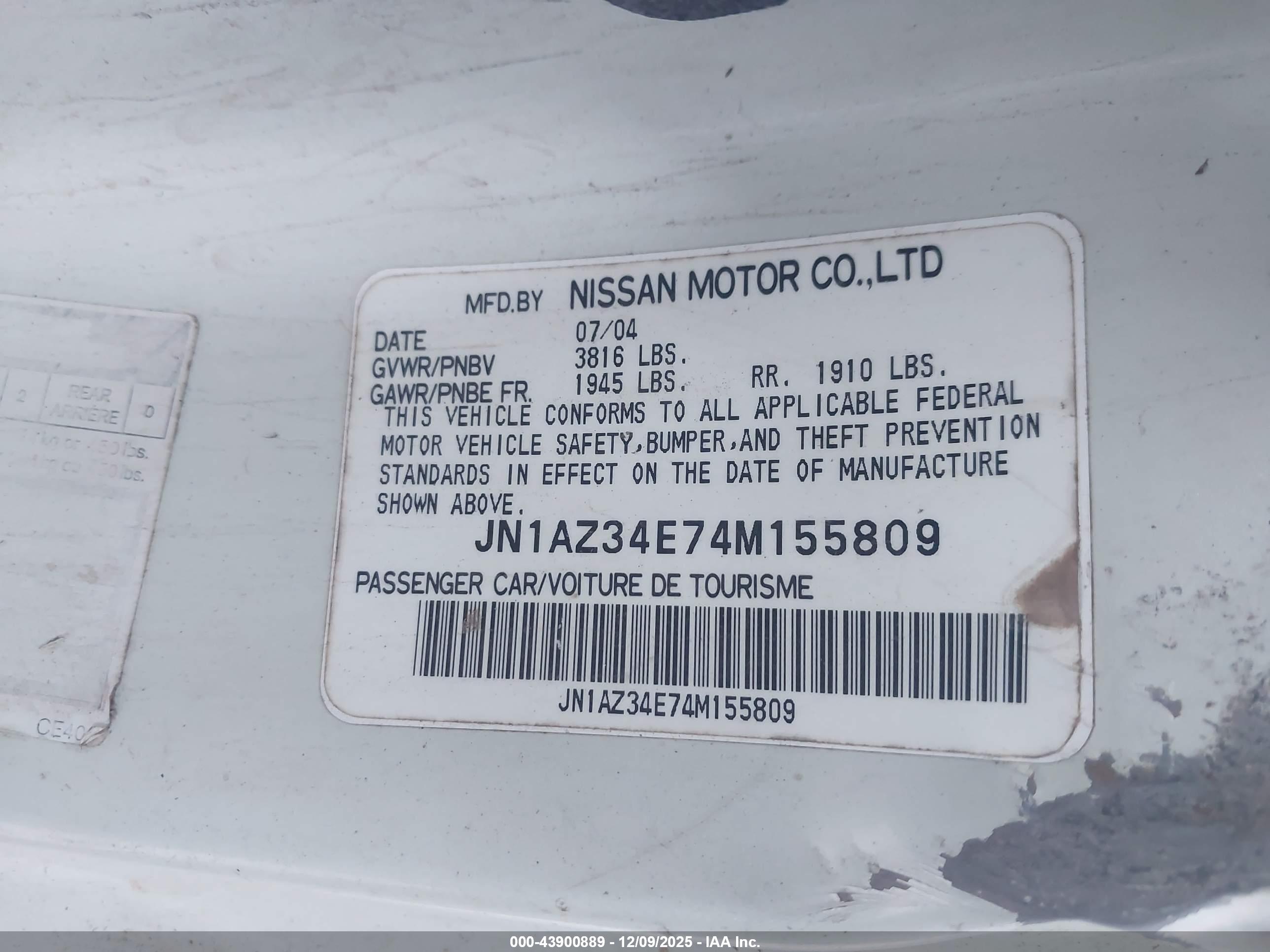 NISSAN 350Z image 9