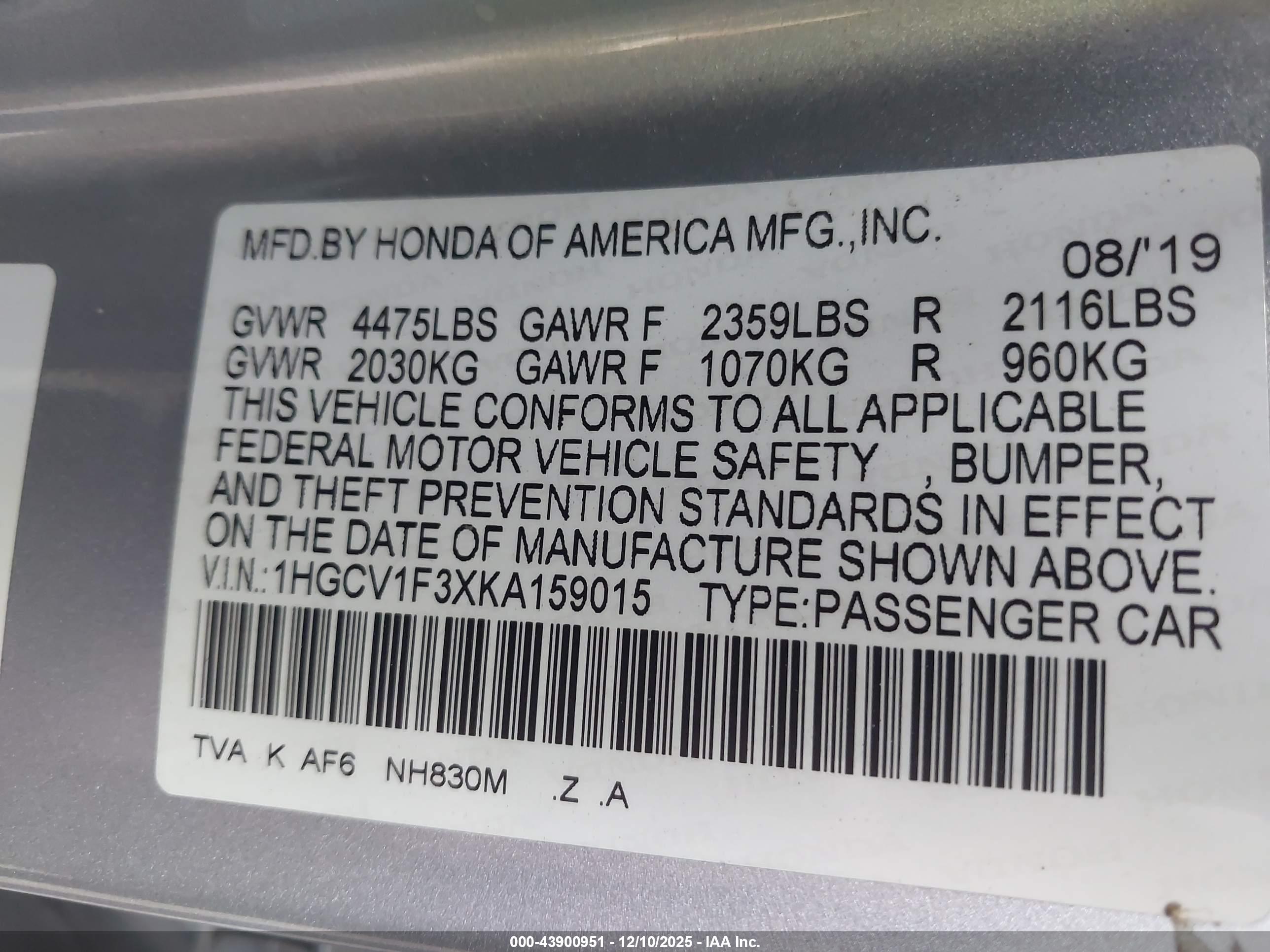 HONDA ACCORD image 9