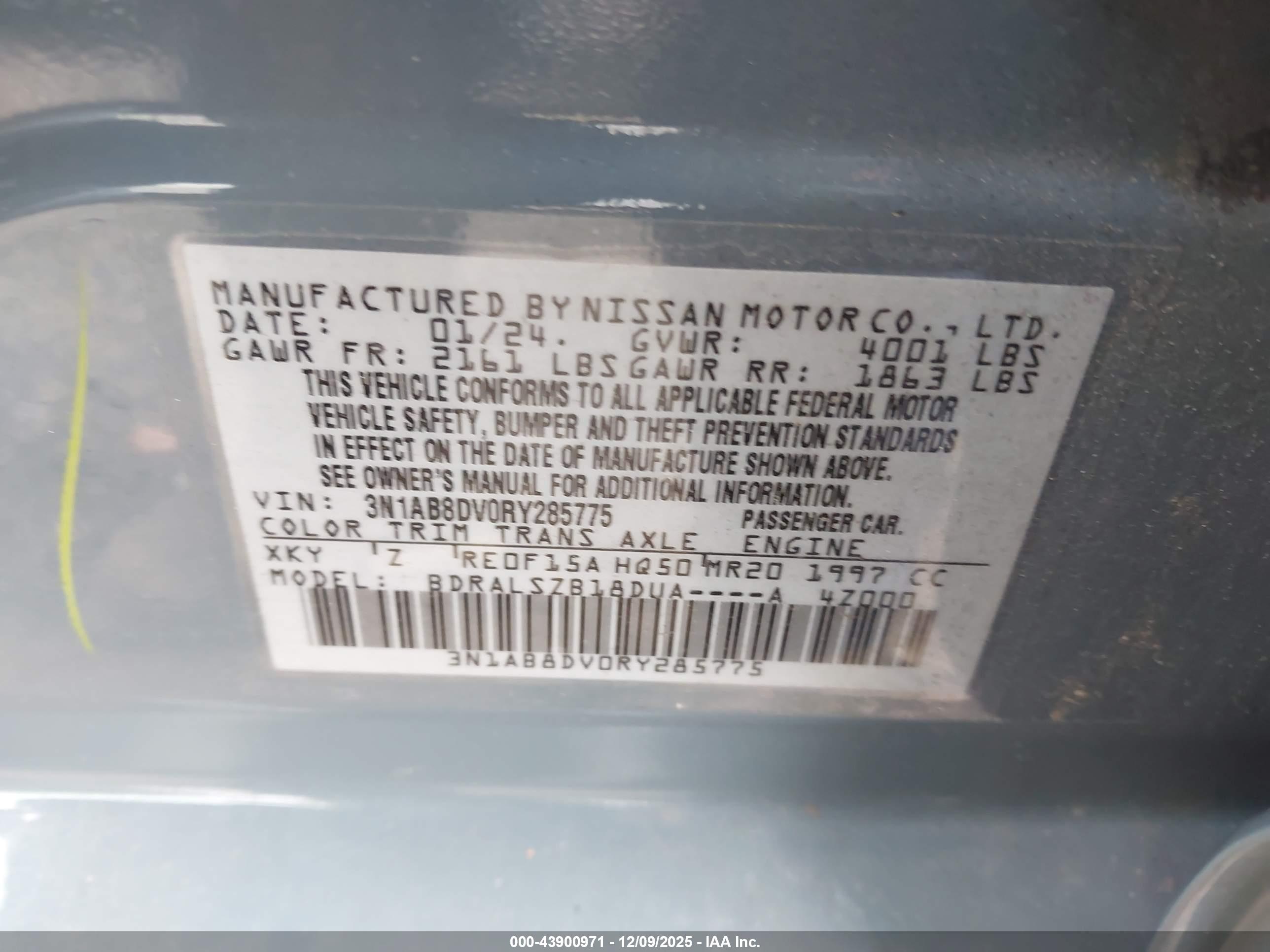NISSAN SENTRA image 9