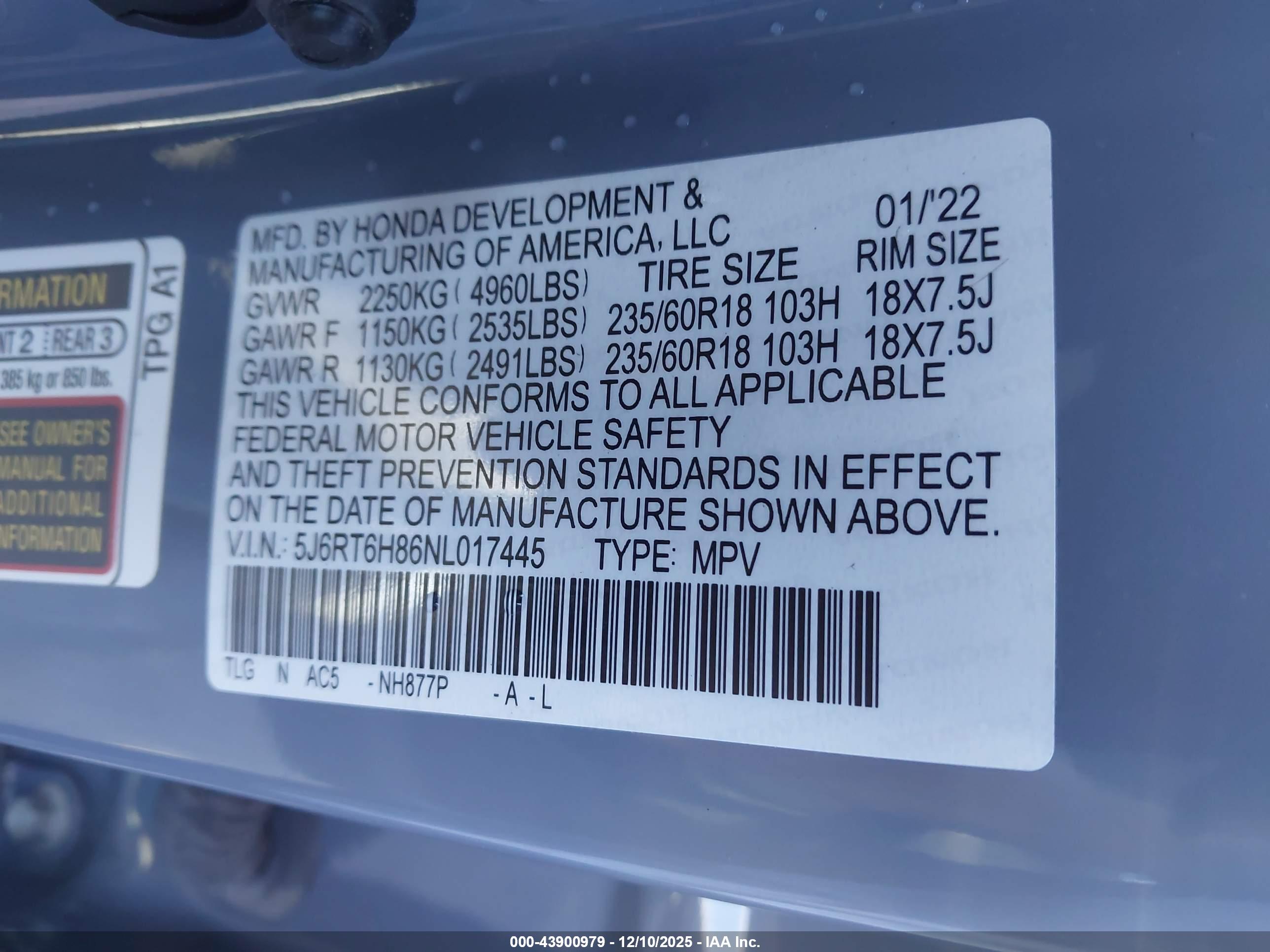 HONDA CR-V image 9