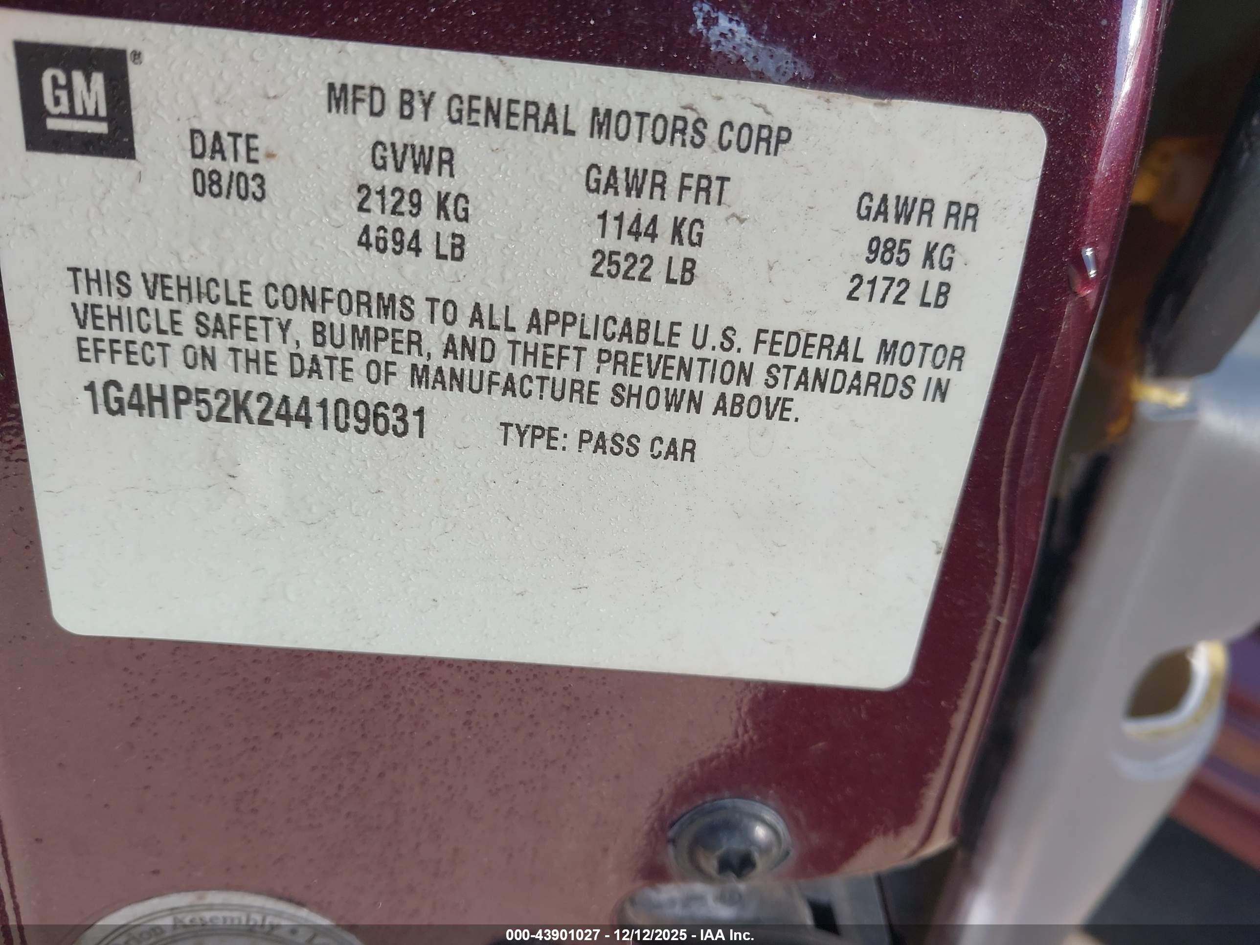 BUICK LESABRE image 9