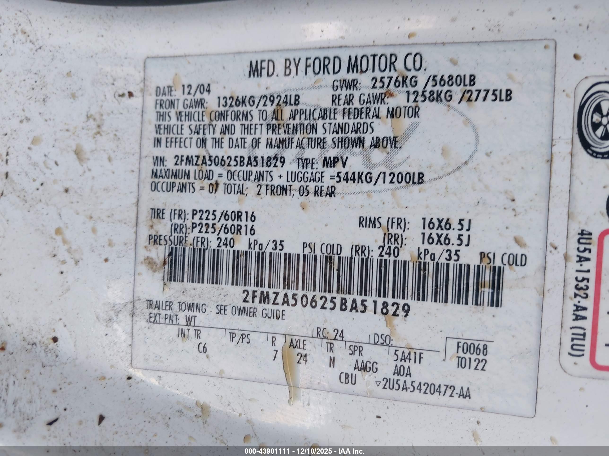 FORD FREESTAR image 9