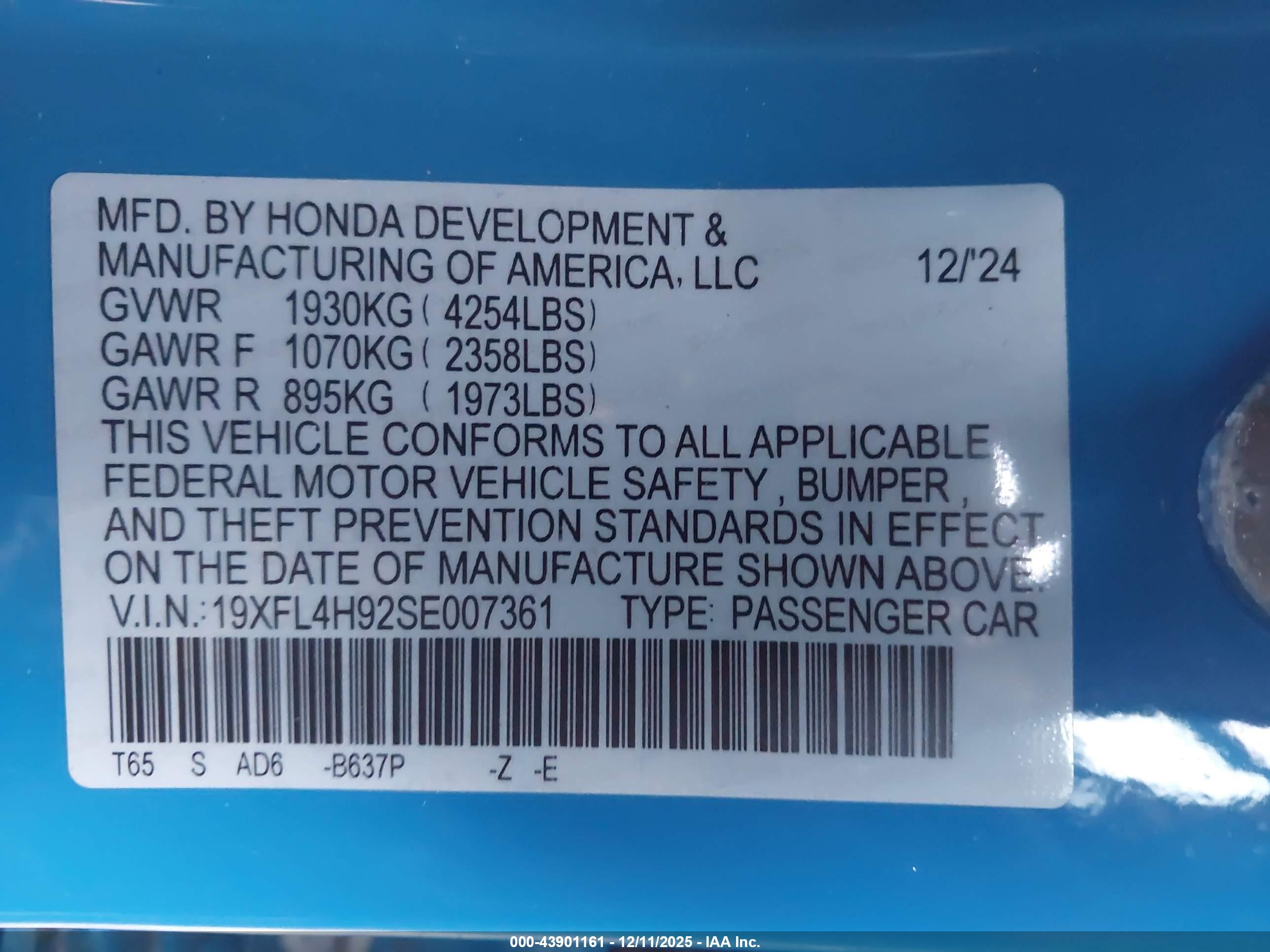 HONDA CIVIC image 9