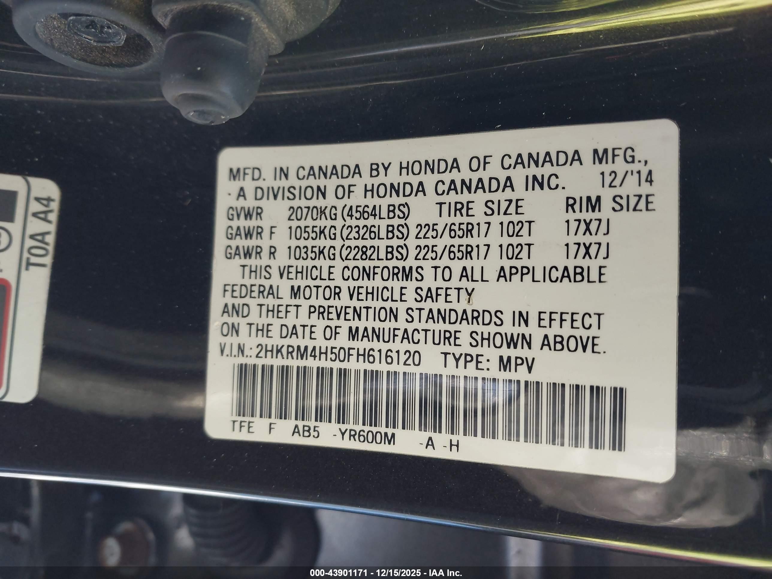 HONDA CR-V image 9