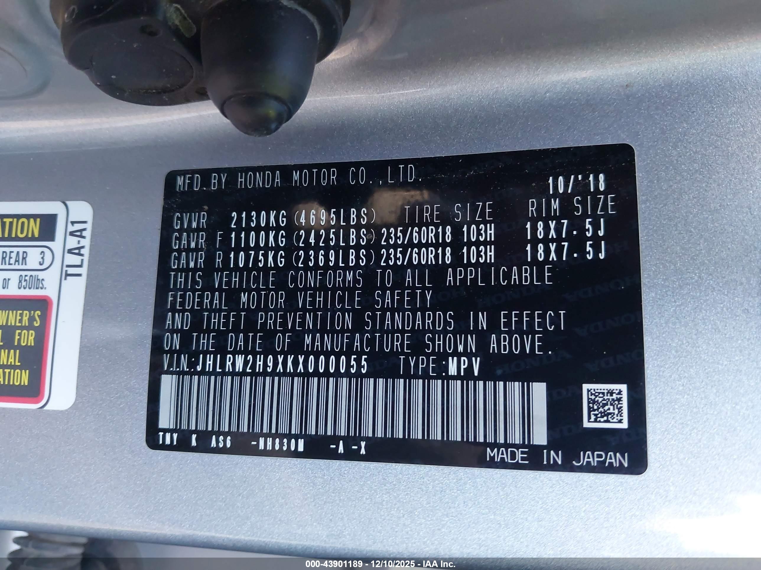 HONDA CR-V image 9