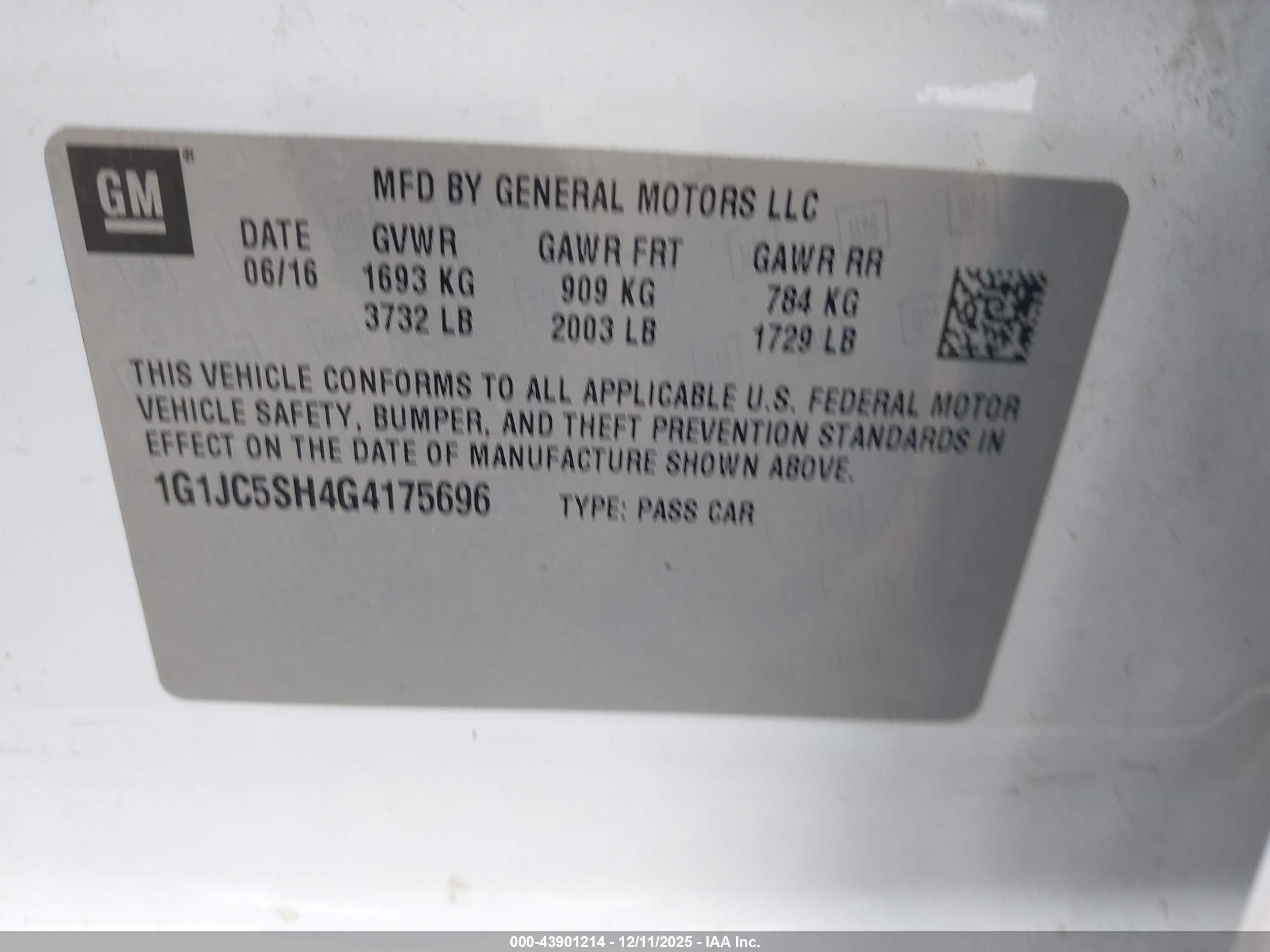 CHEVROLET SONIC image 9