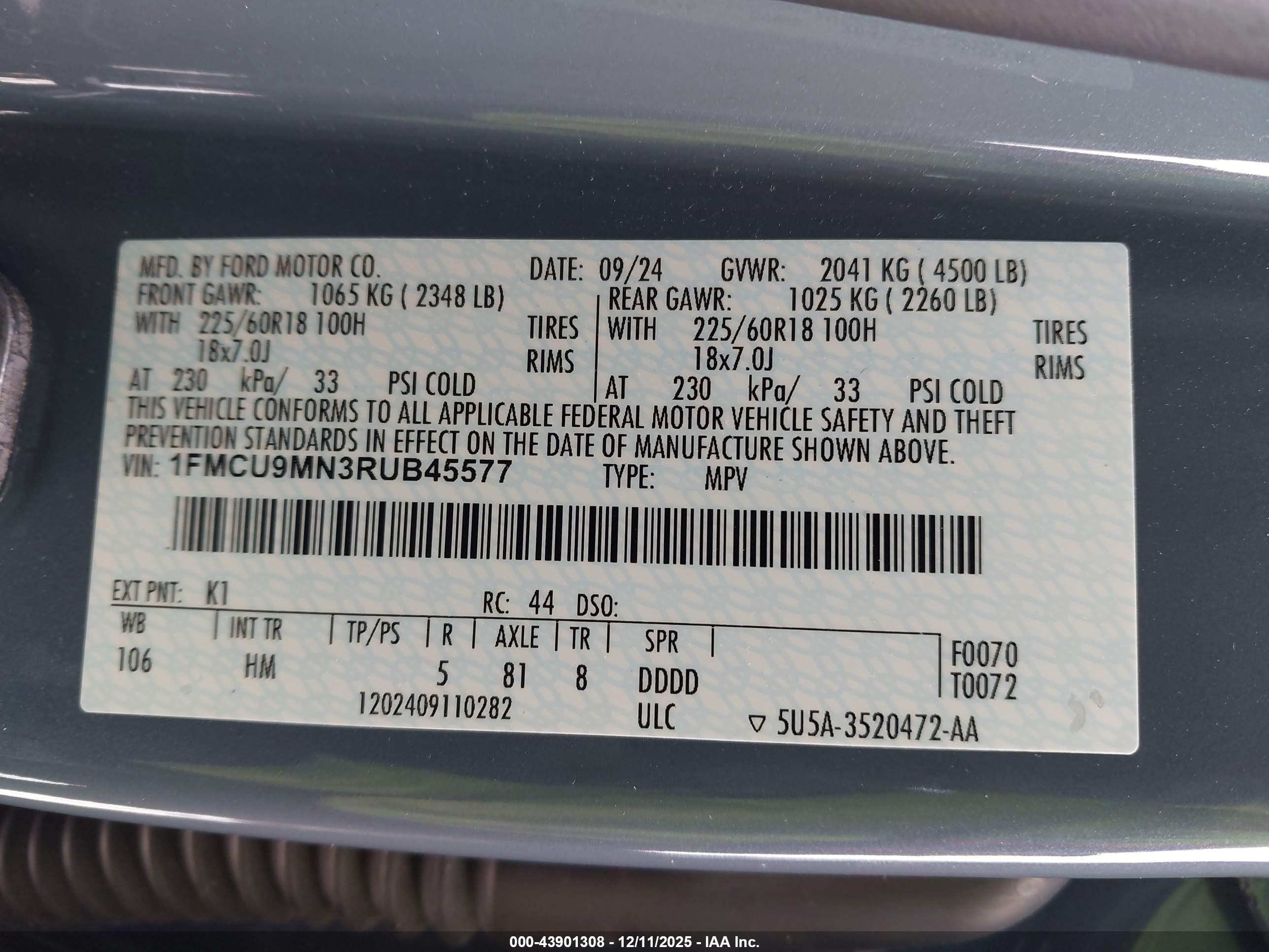 FORD ESCAPE image 9