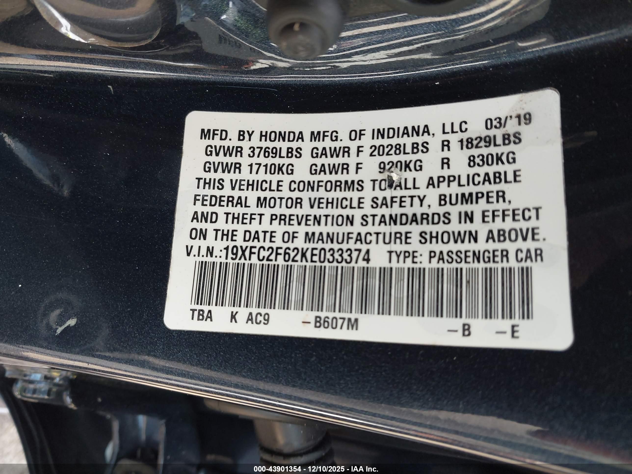 HONDA CIVIC image 9