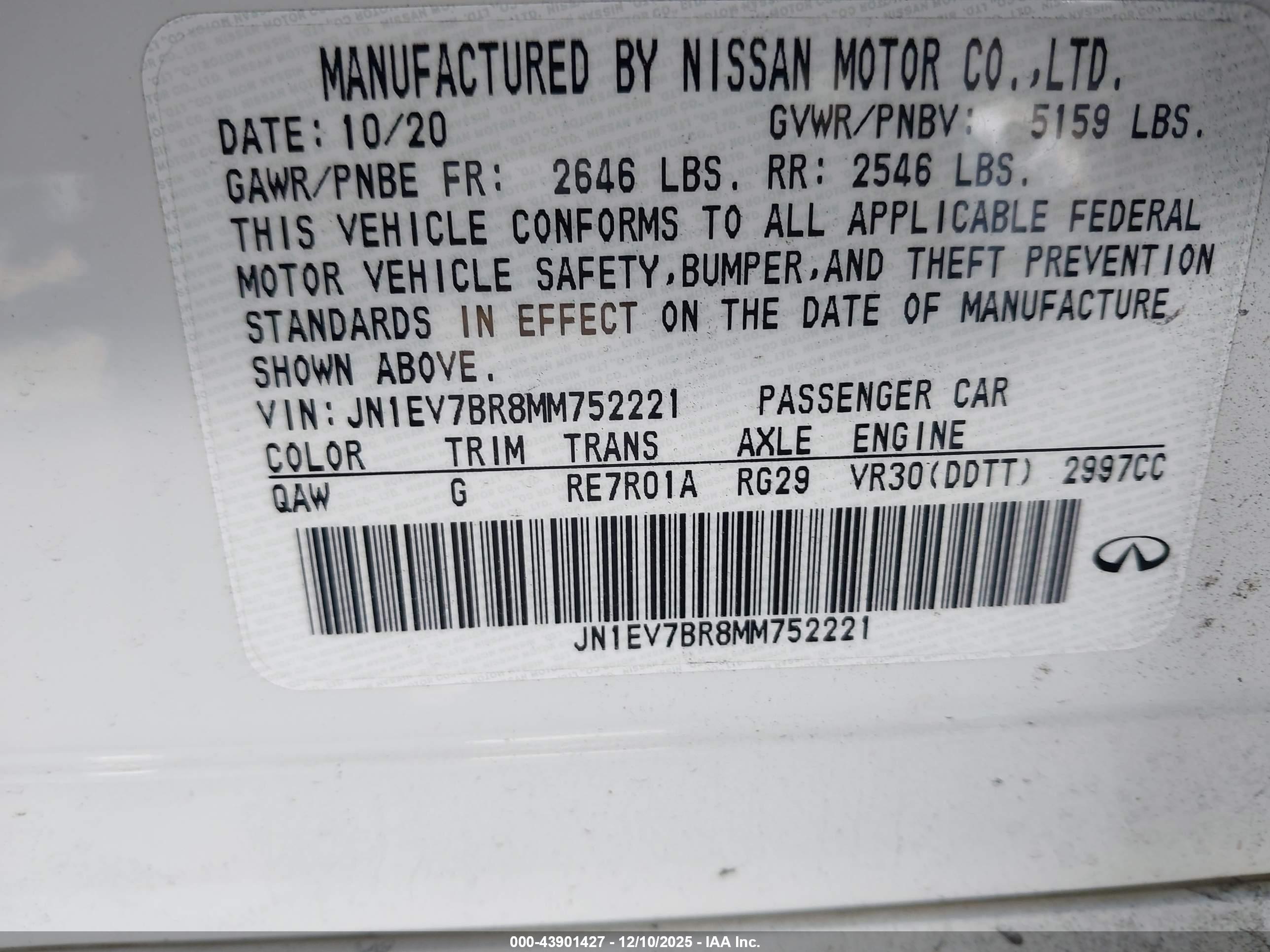 INFINITI Q50 image 9