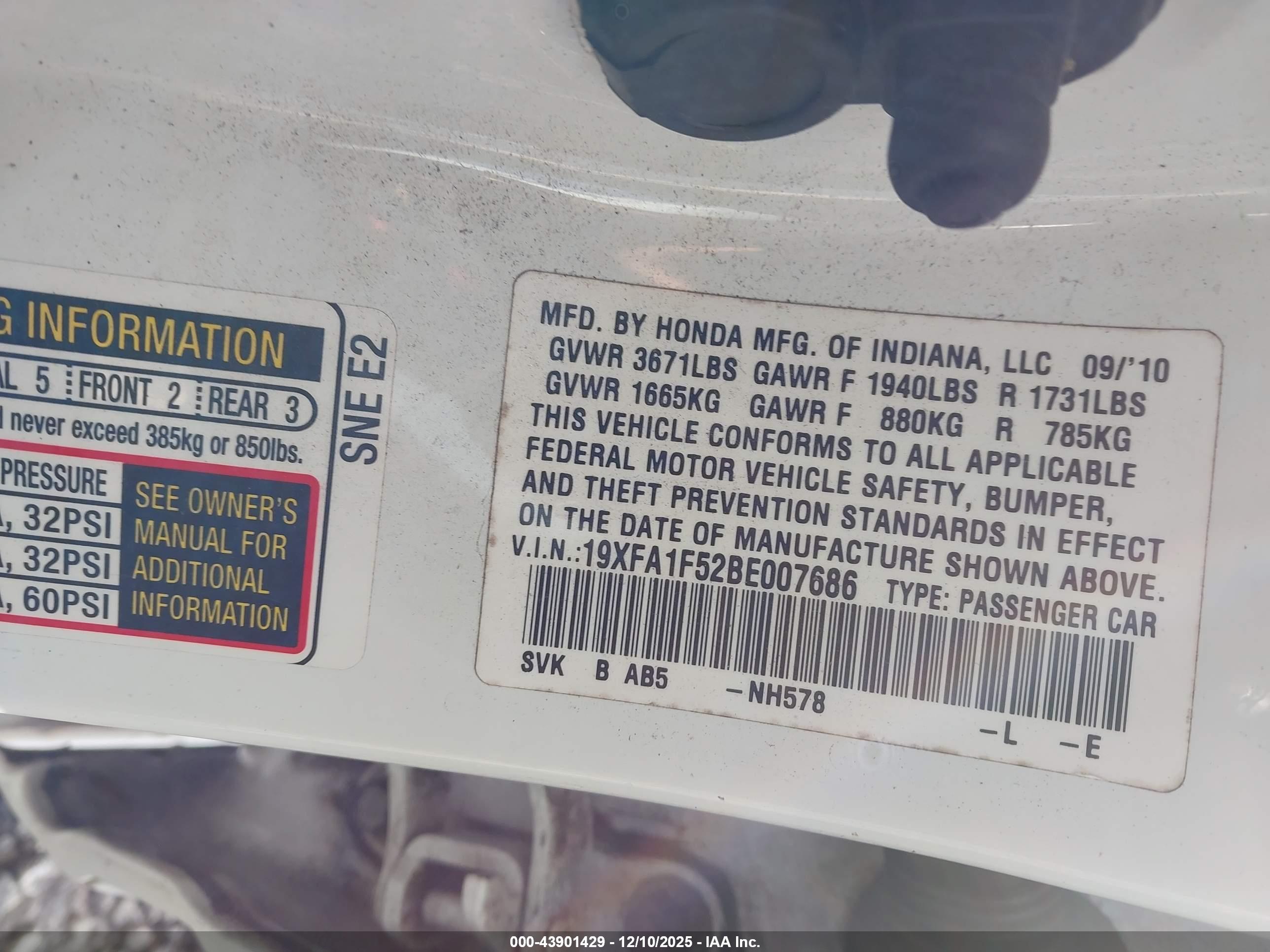 HONDA CIVIC image 9