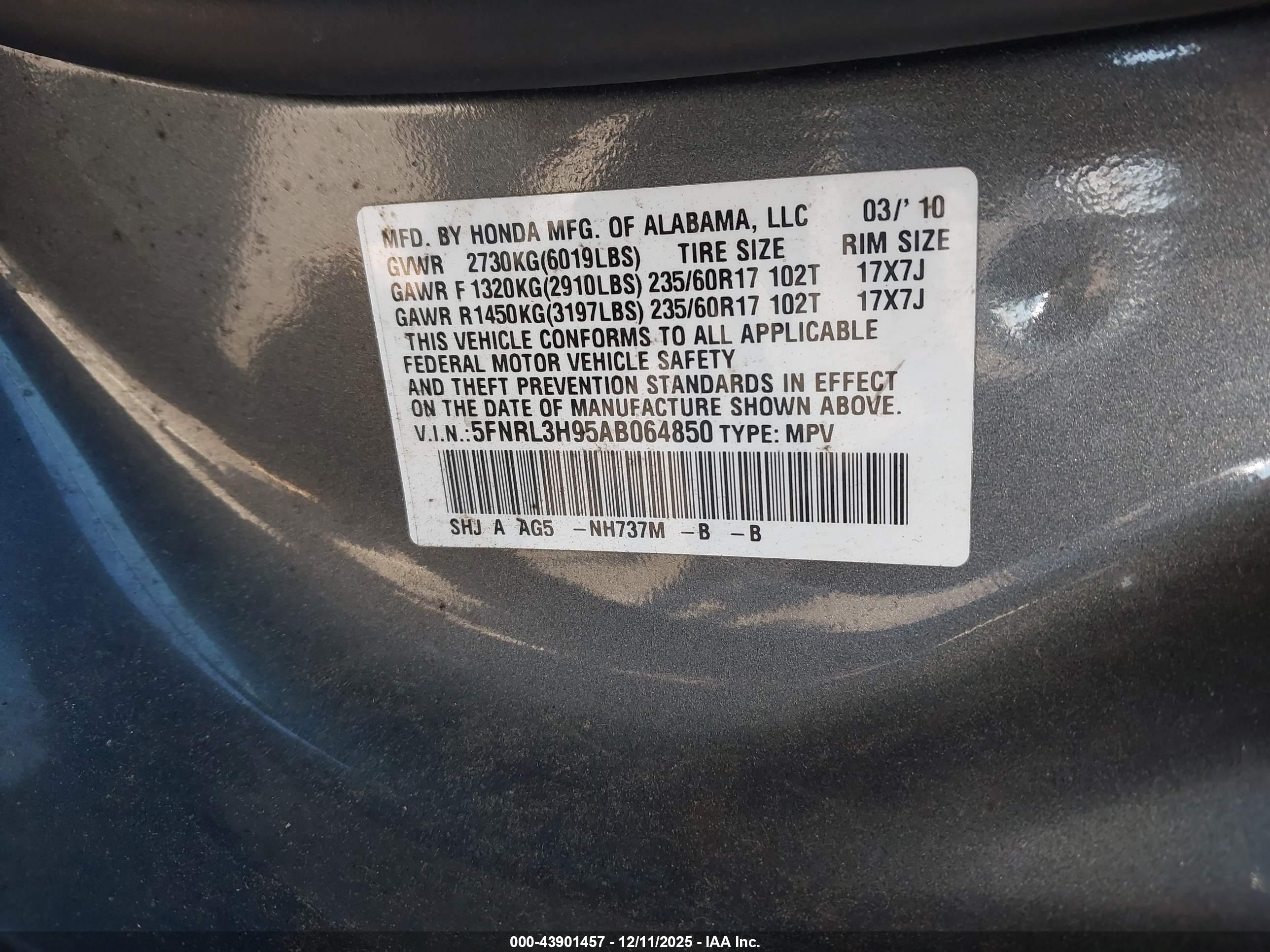 HONDA ODYSSEY image 9