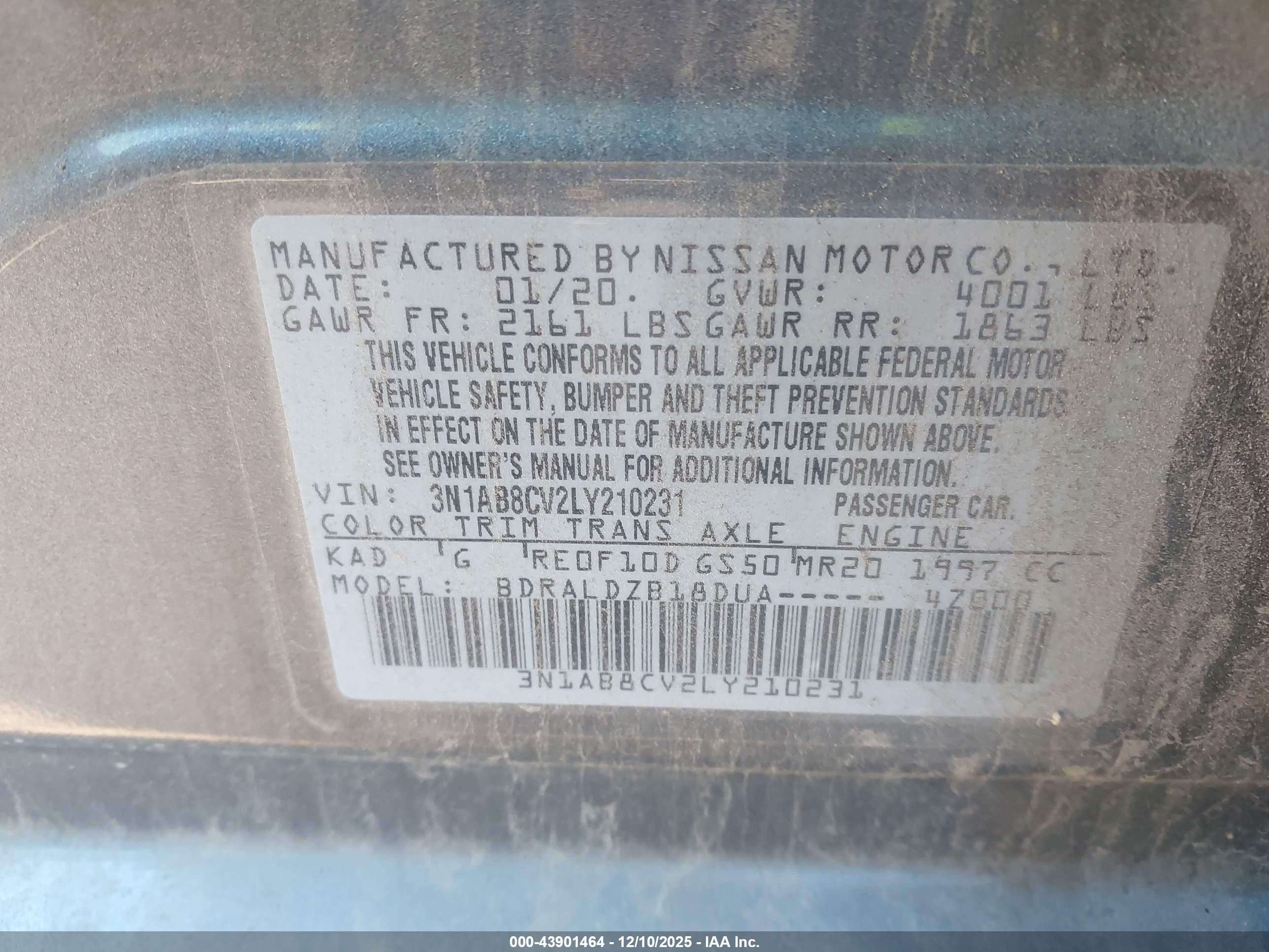 NISSAN SENTRA image 9