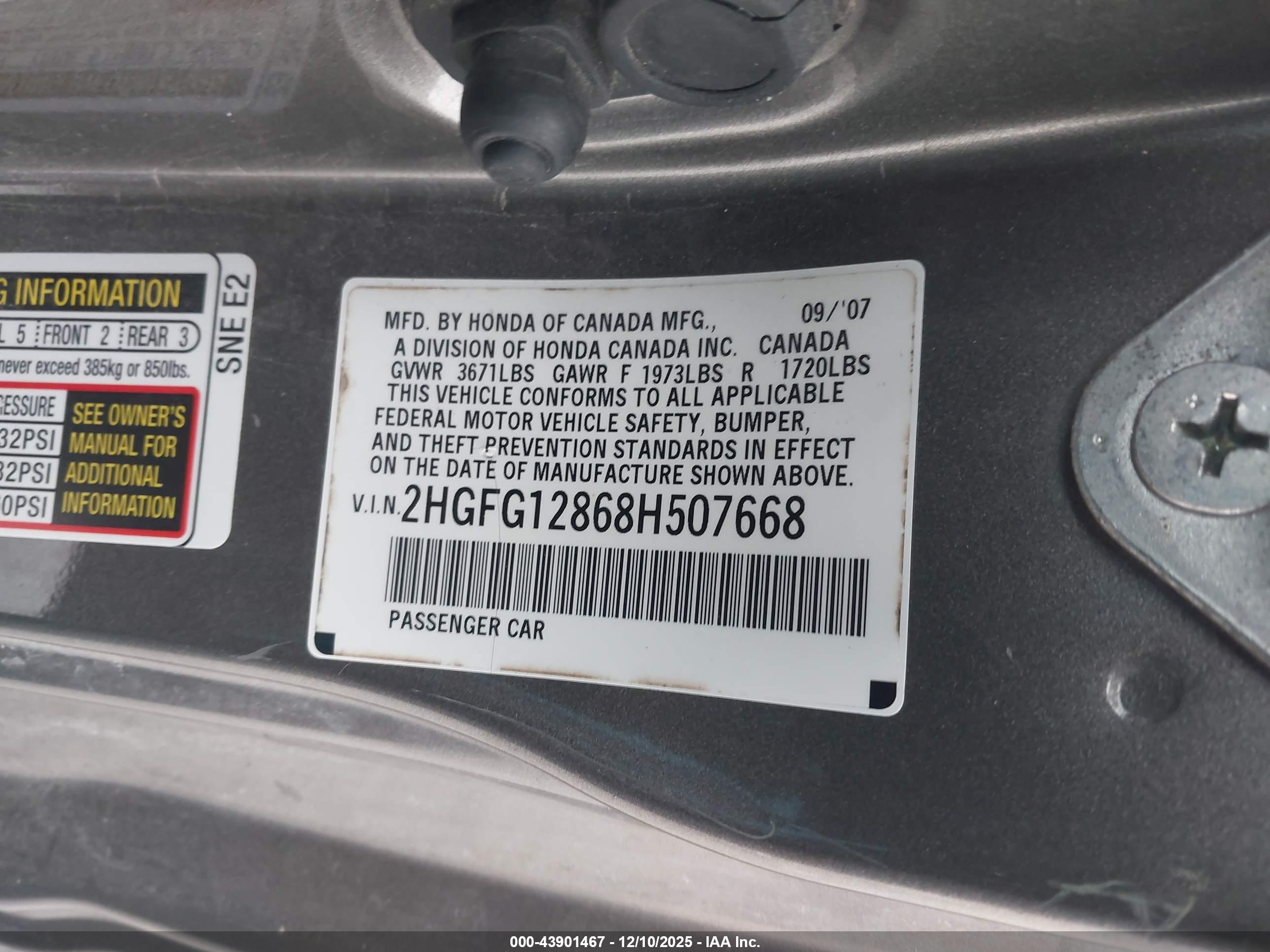 HONDA CIVIC image 9