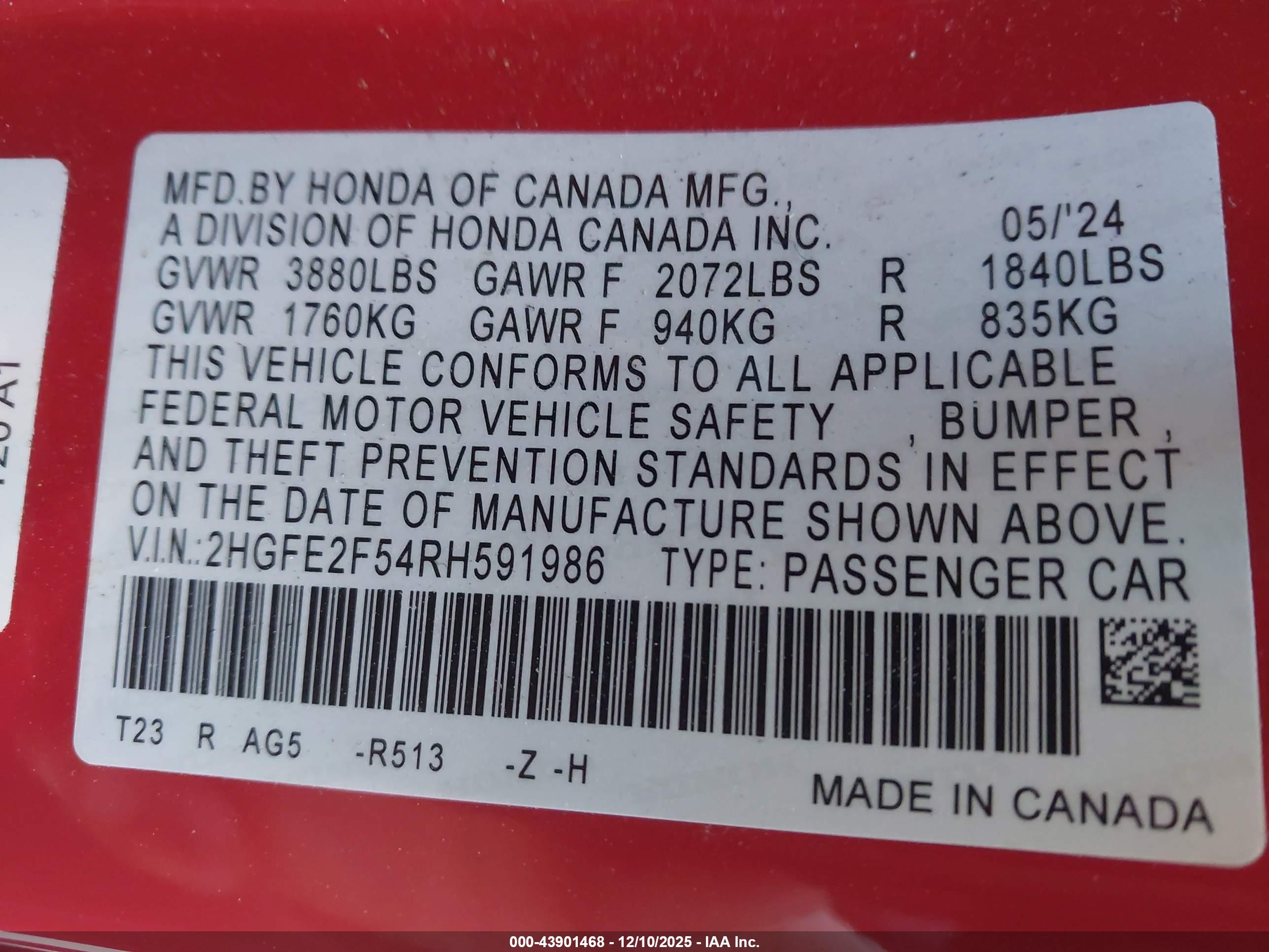 HONDA CIVIC image 9