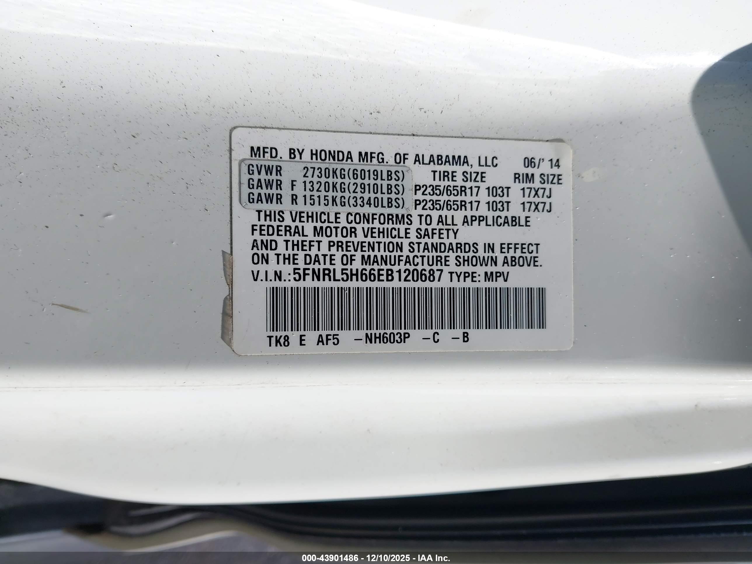 HONDA ODYSSEY image 9