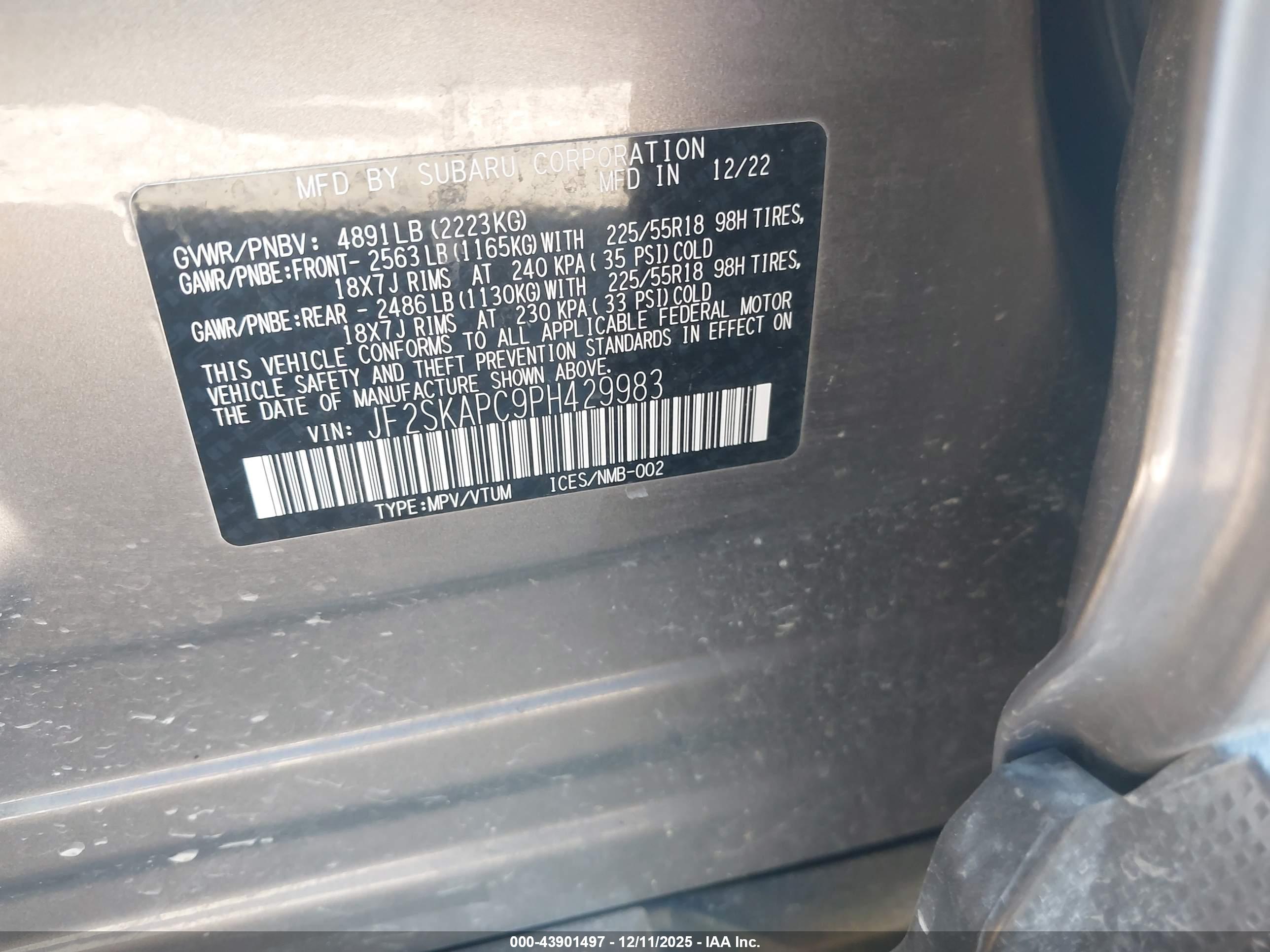 SUBARU FORESTER image 9