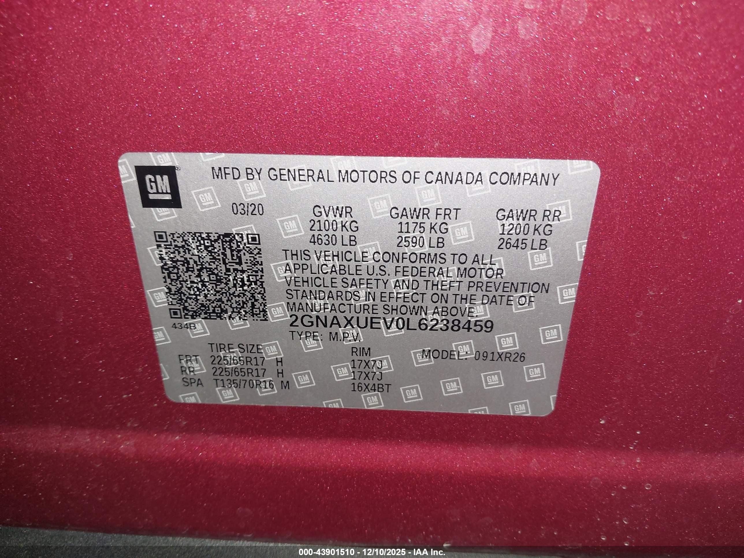 CHEVROLET EQUINOX image 9