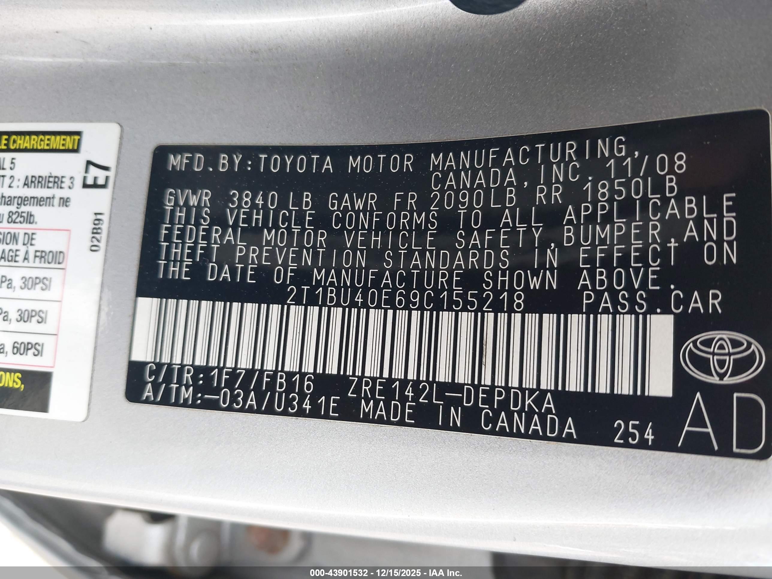 TOYOTA COROLLA image 9