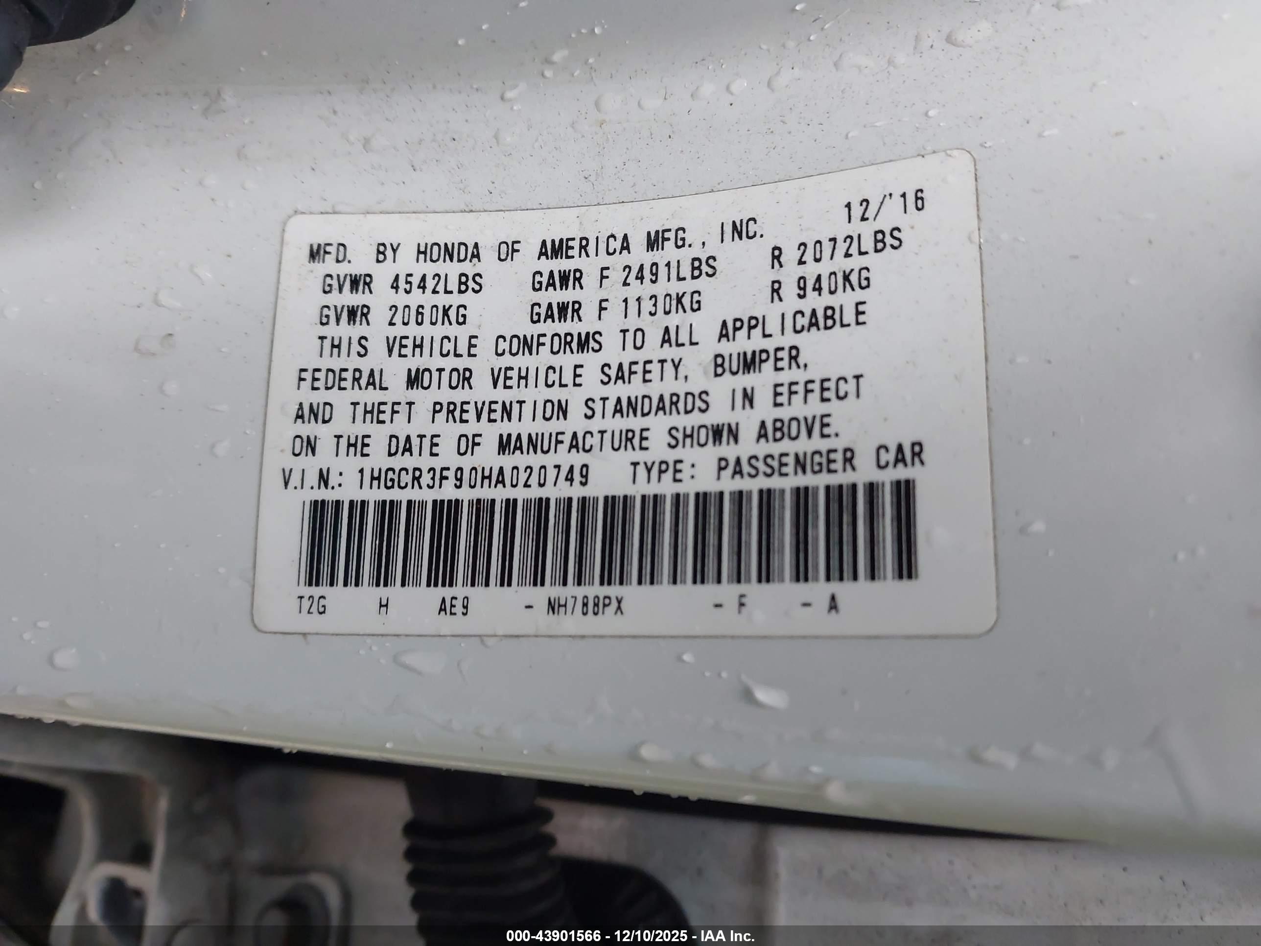 HONDA ACCORD image 9