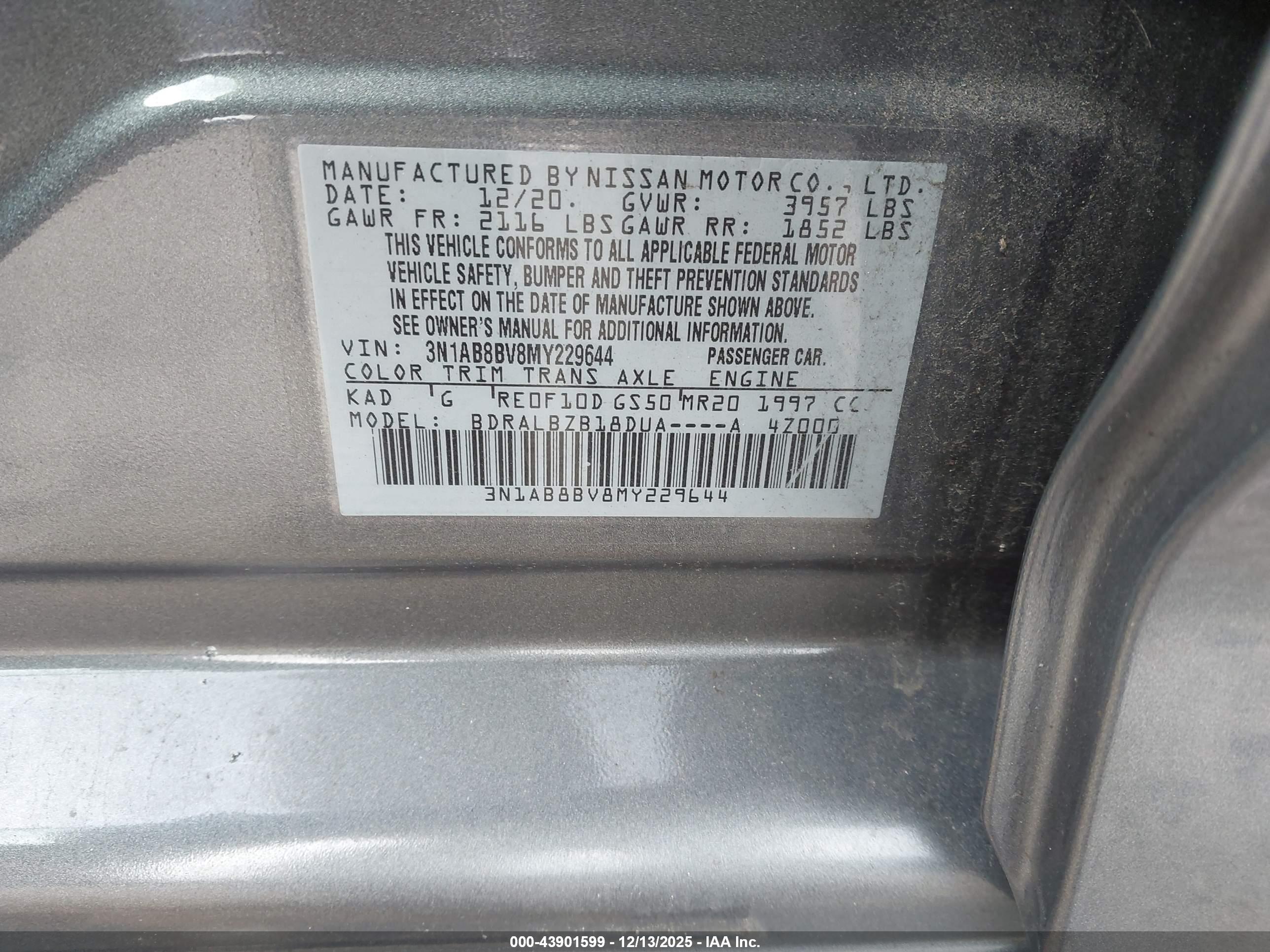 NISSAN SENTRA image 9