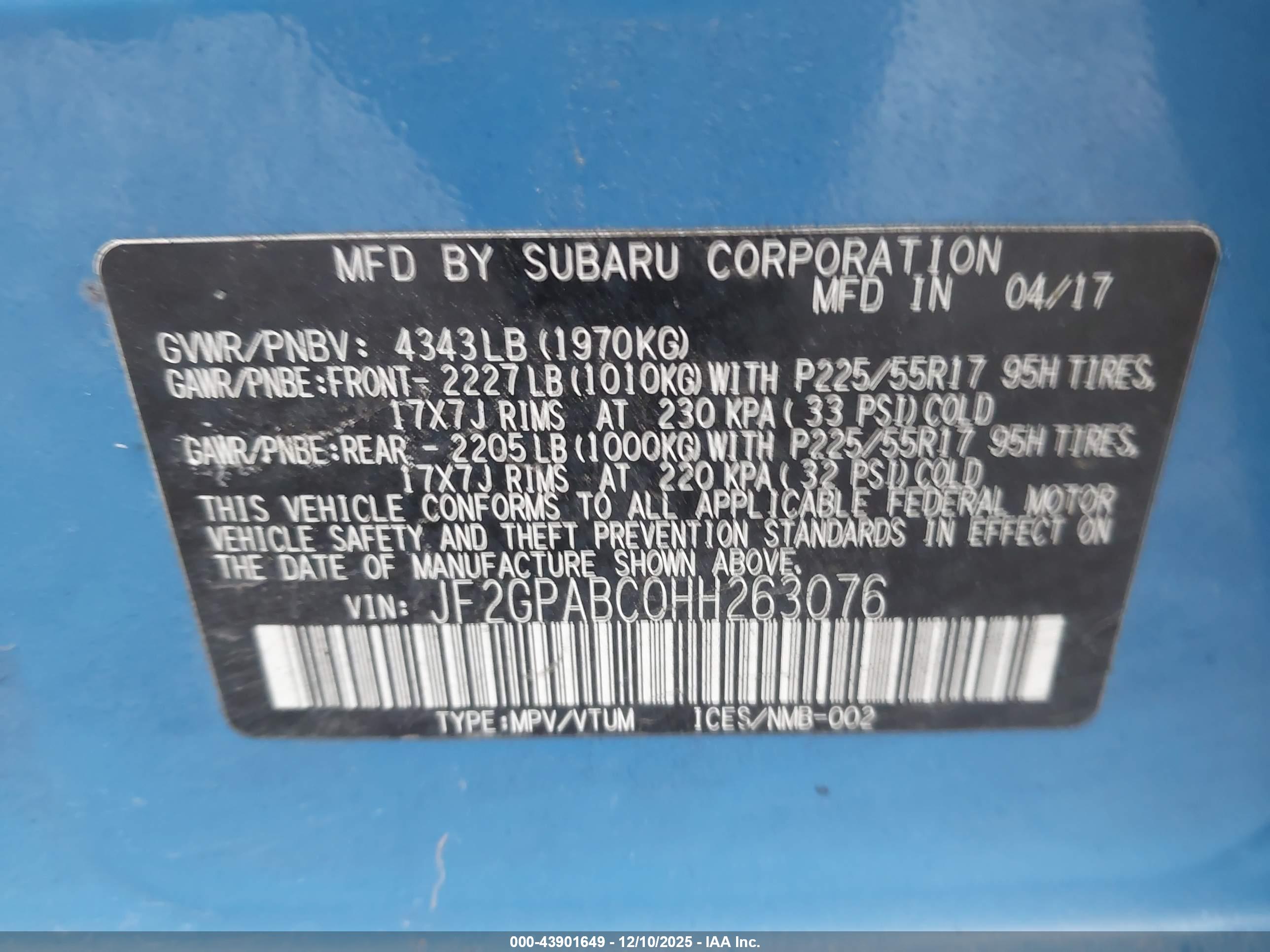SUBARU CROSSTREK image 9