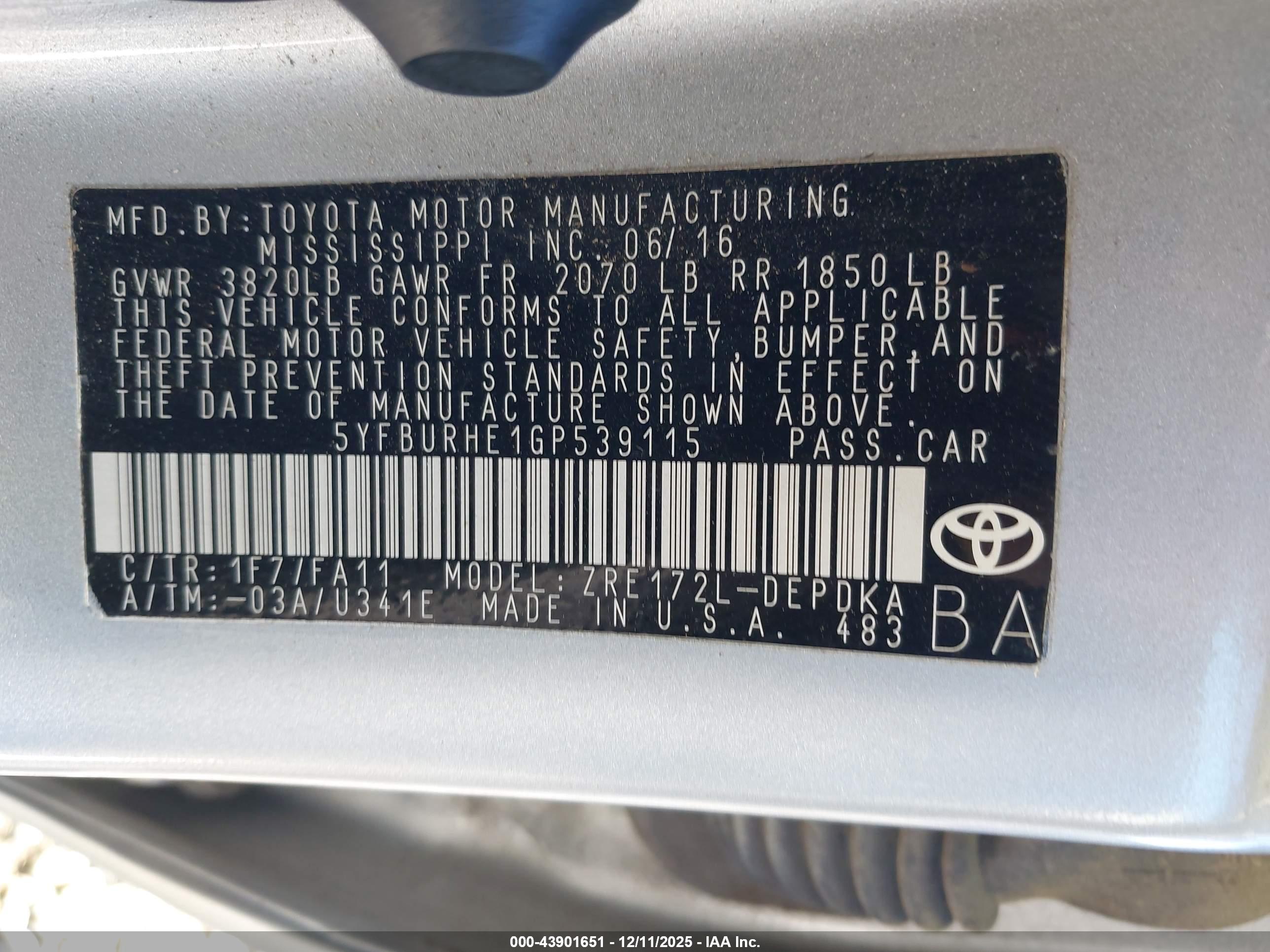 TOYOTA COROLLA image 9