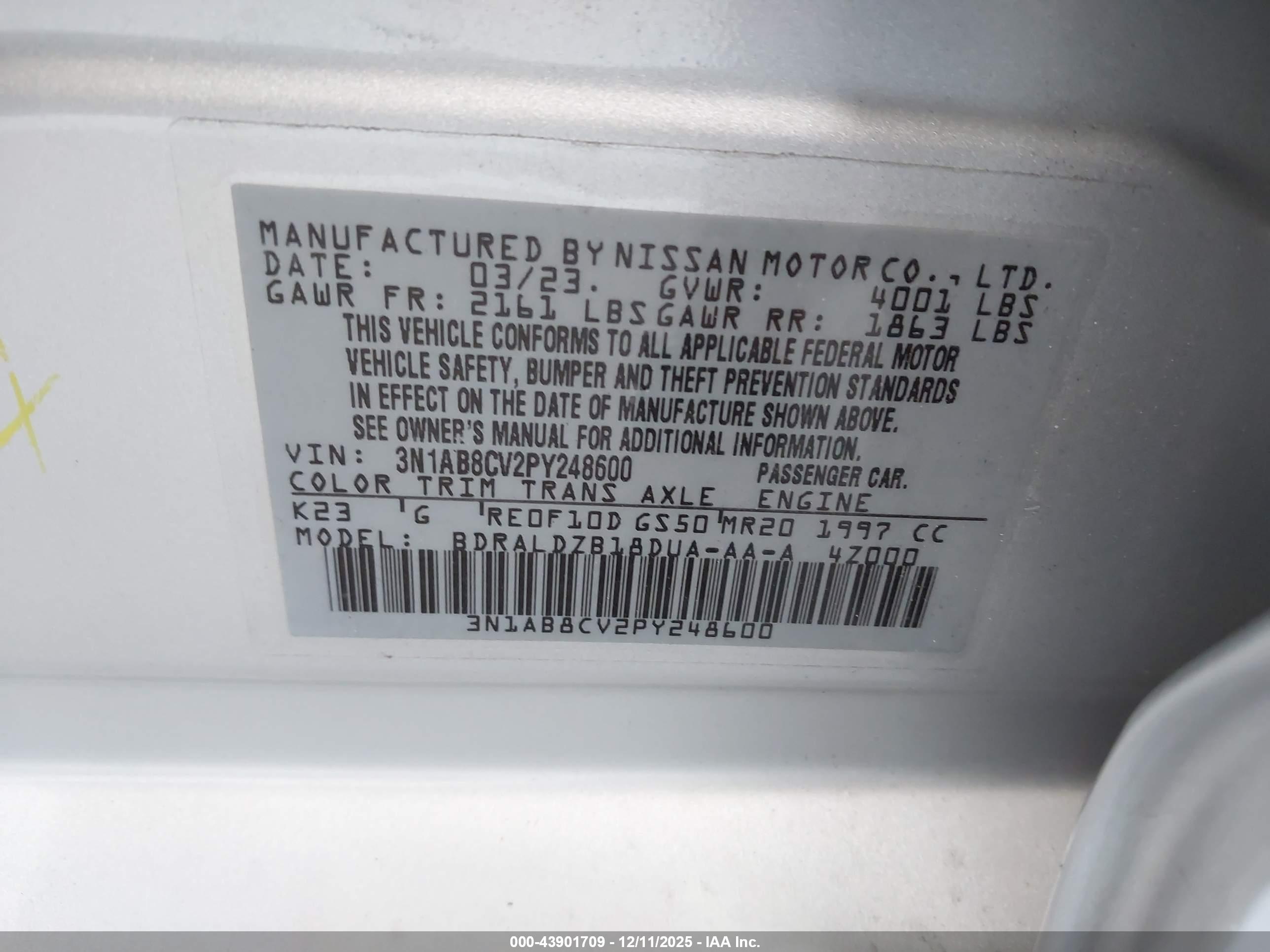 NISSAN SENTRA image 9