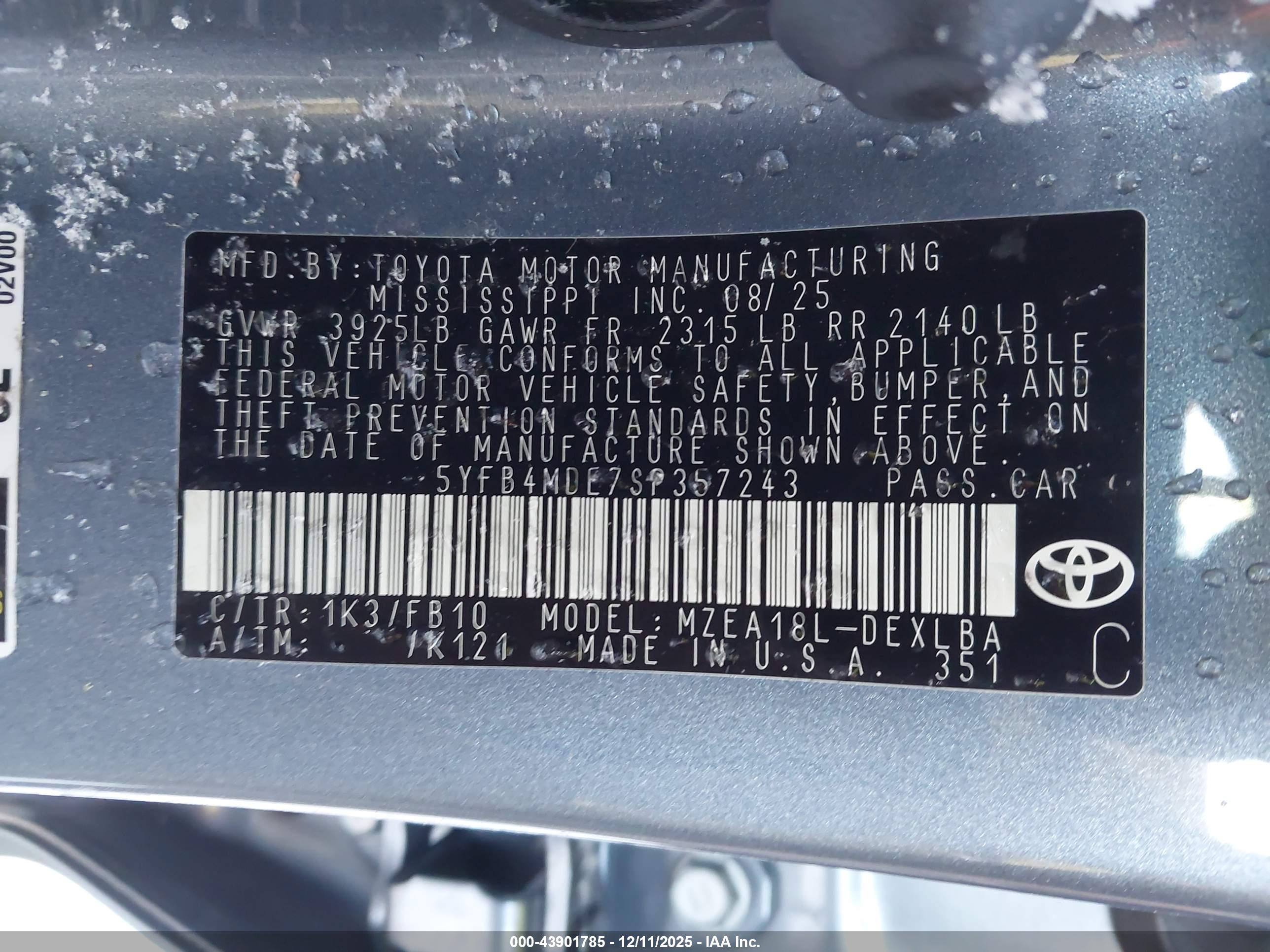 TOYOTA COROLLA image 9